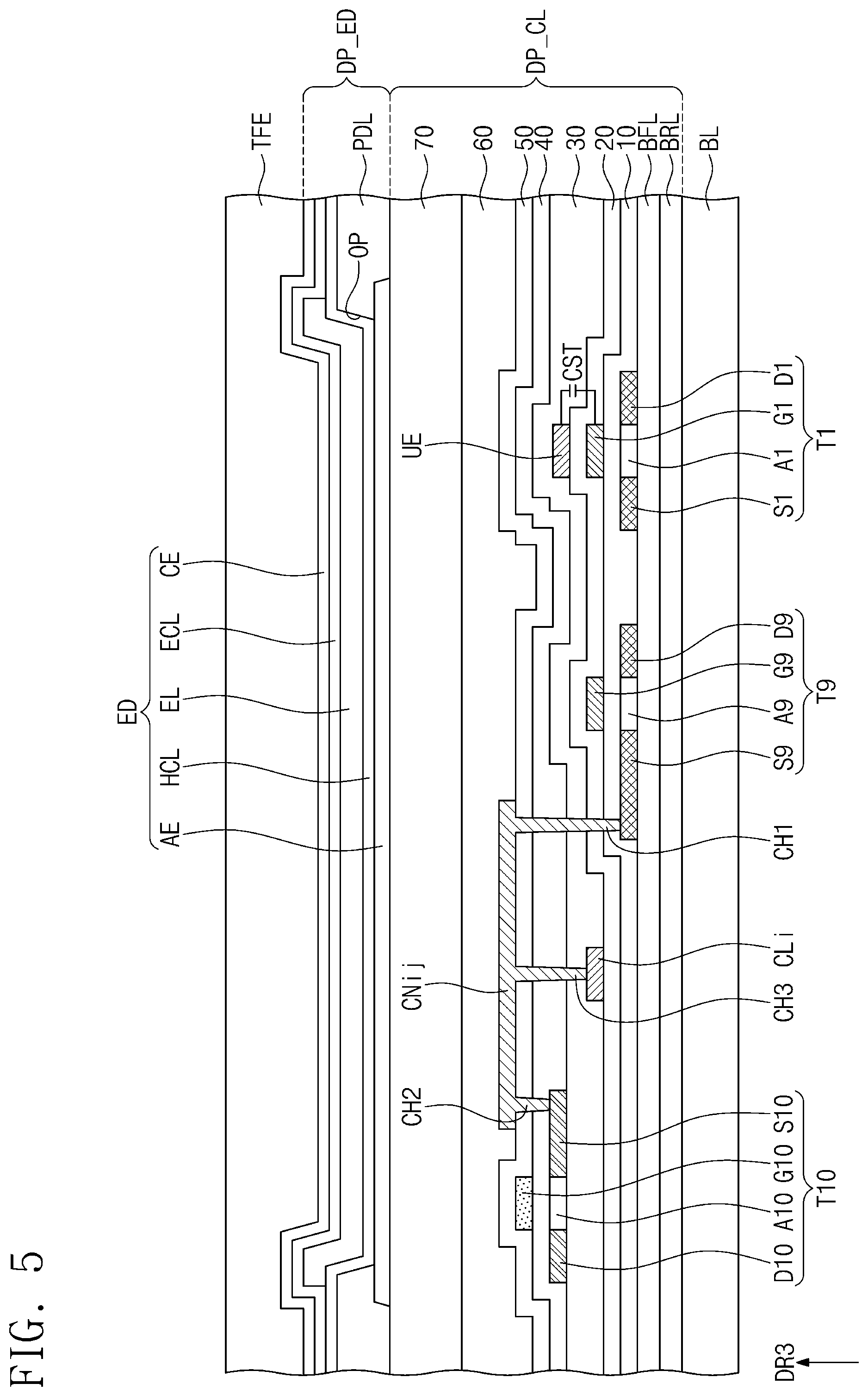 Patent US12112701 Figure 5 – Display device