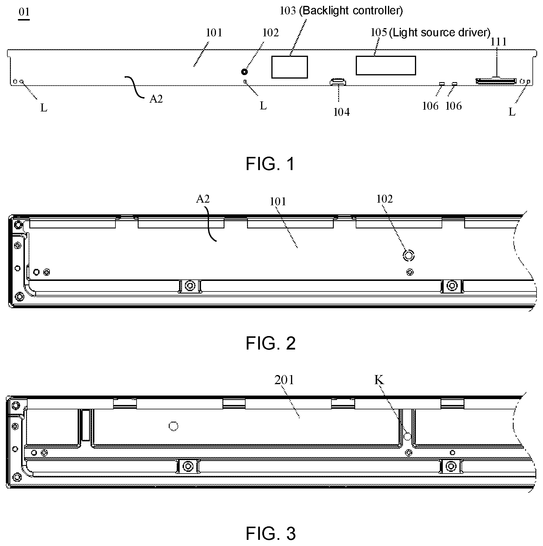Patent US12112712 Figure 1 – Backlight driving board, backlight module, display apparatus and method for adjusting brightness and color temperature thereof