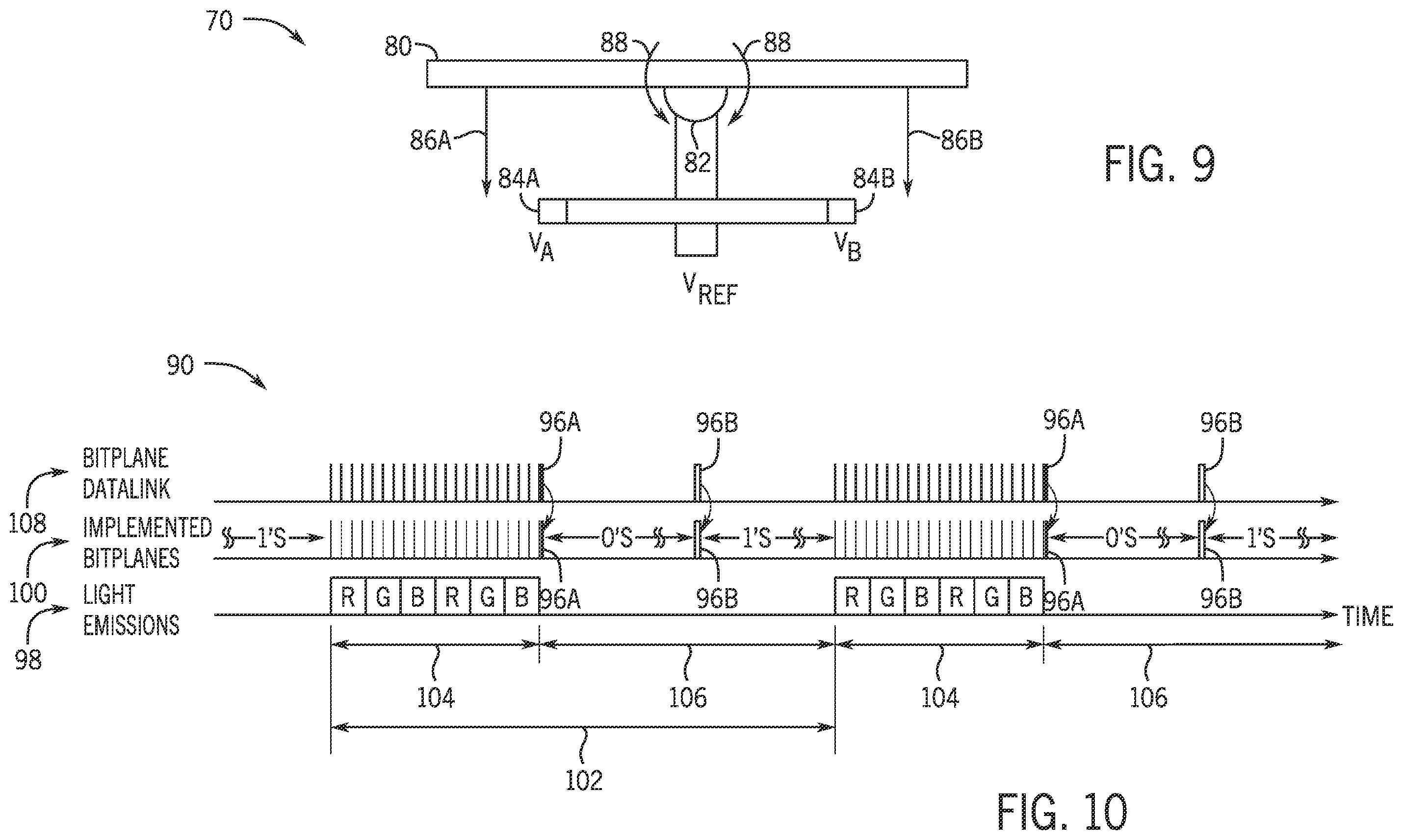 Patent US12112715 Figure 7 – Reflective display mirror hinge memory reduction systems and methods