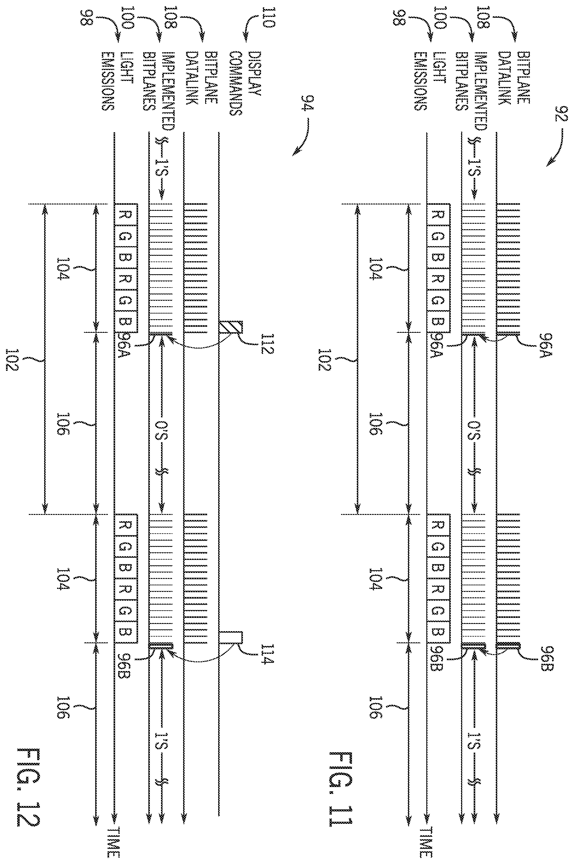 Patent US12112715 Figure 8 – Reflective display mirror hinge memory reduction systems and methods