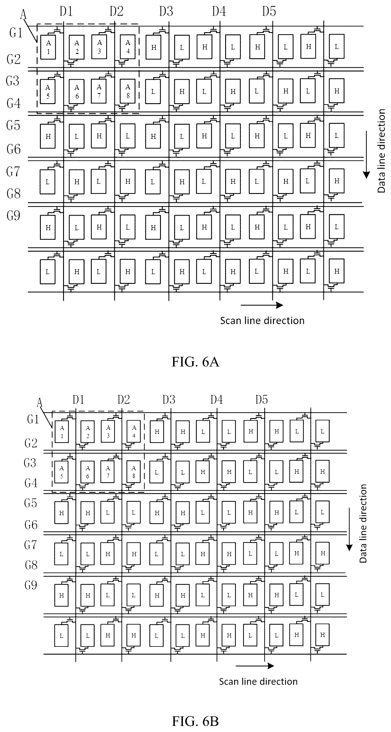 Patent US12112716 Figure 5 – Method for driving pixel matrix and display device