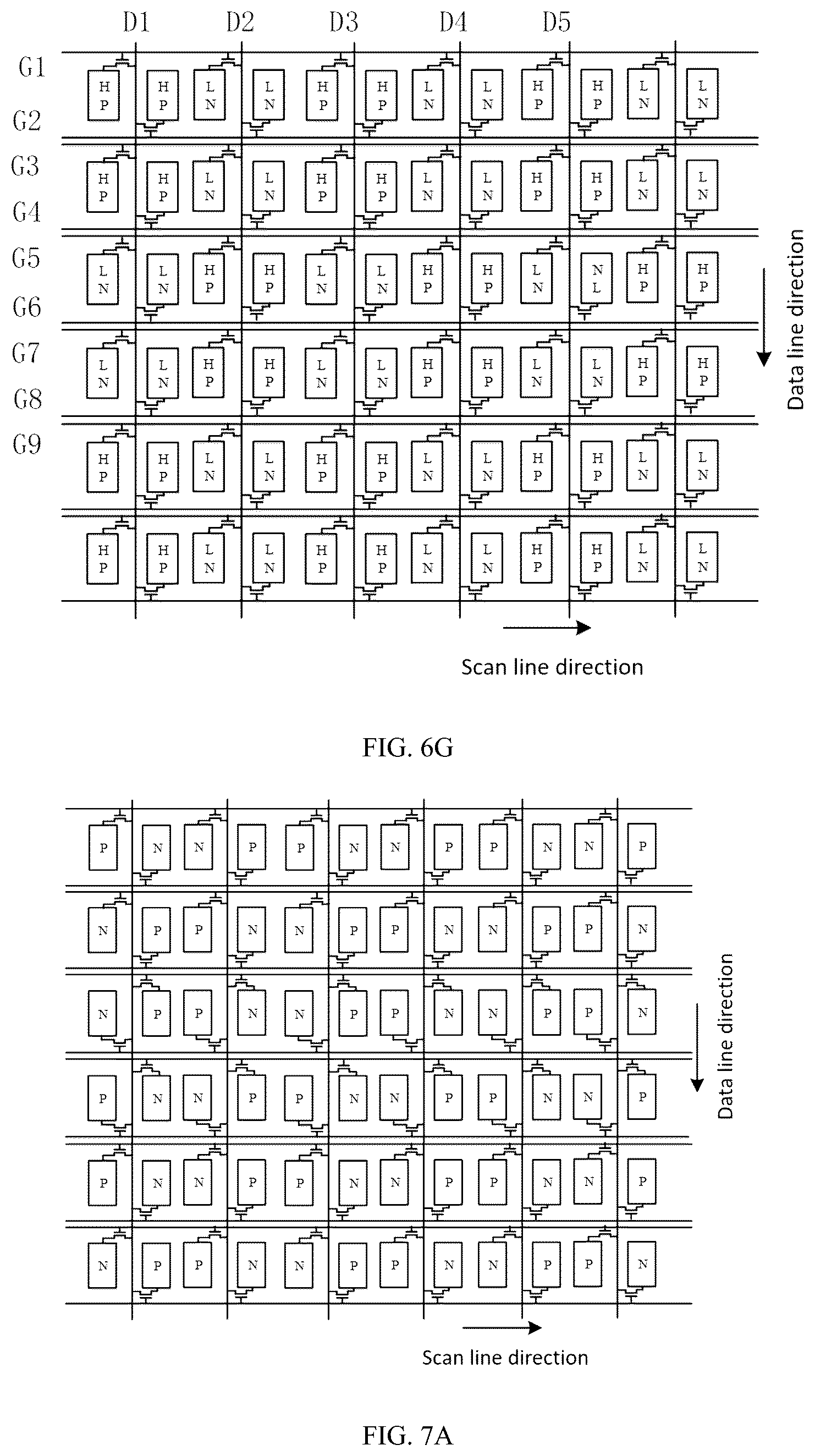 Patent US12112716 Figure 8 – Method for driving pixel matrix and display device
