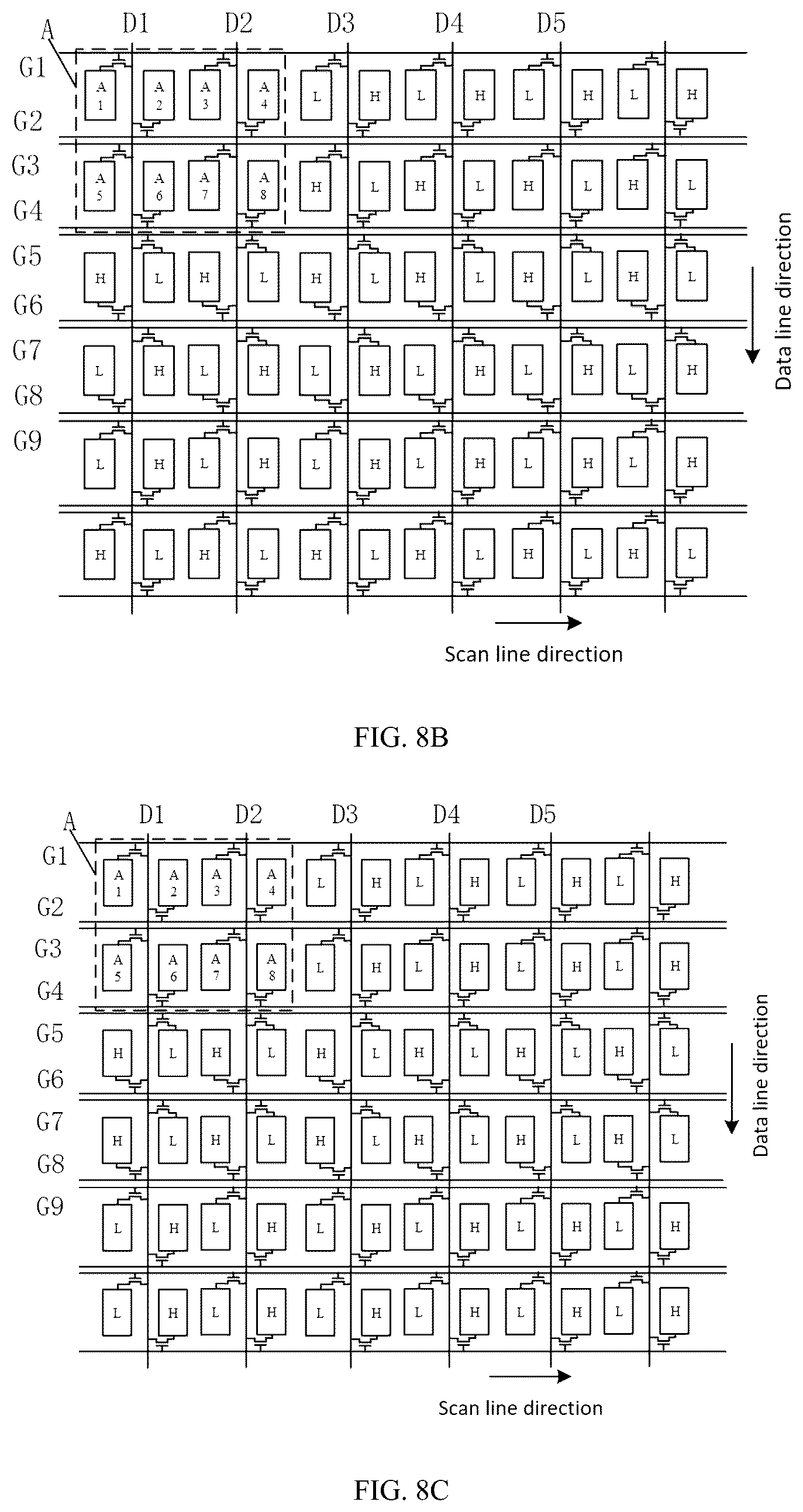 Patent US12112716 Figure 11 – Method for driving pixel matrix and display device