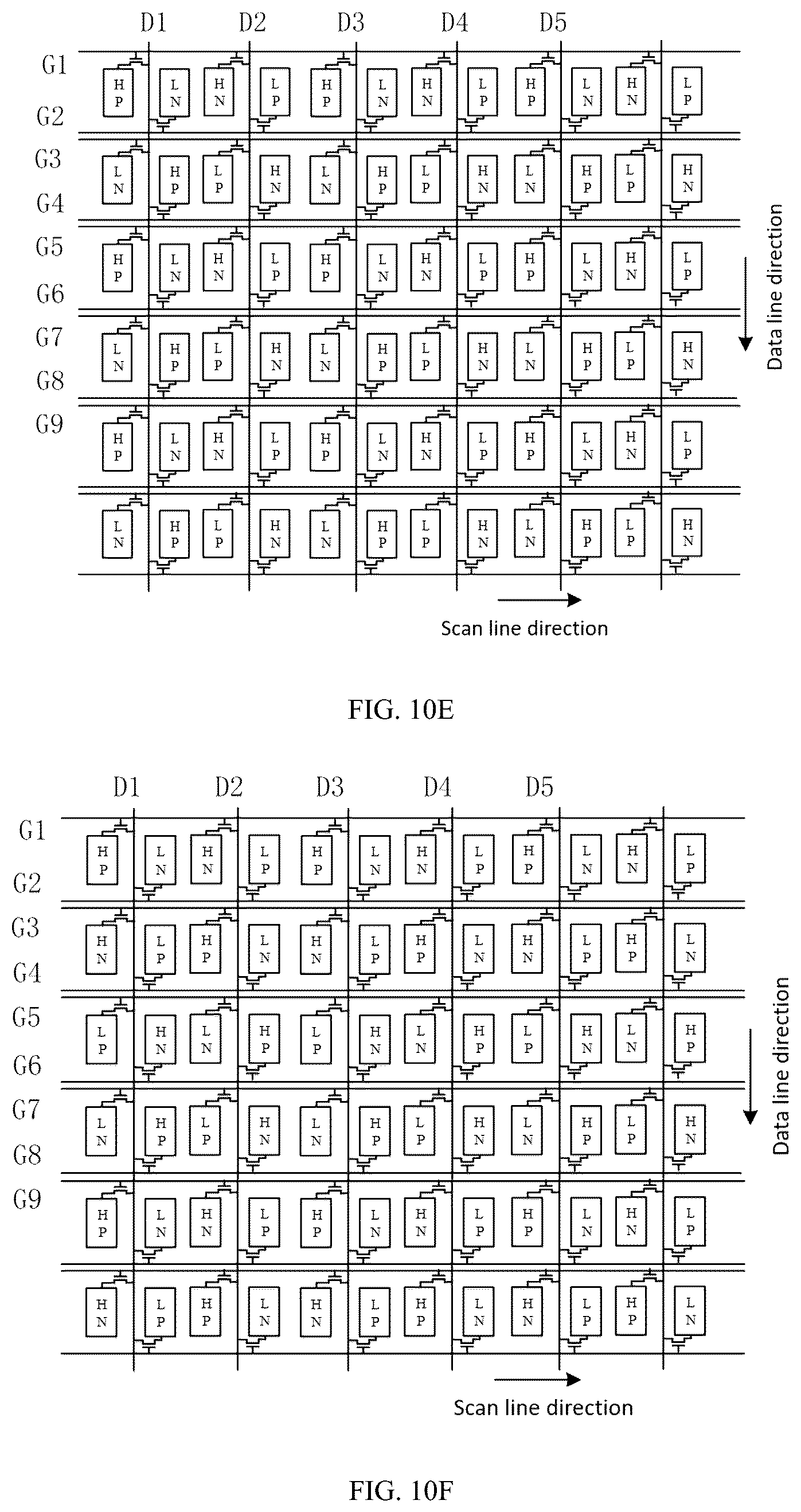 Patent US12112716 Figure 19 – Method for driving pixel matrix and display device