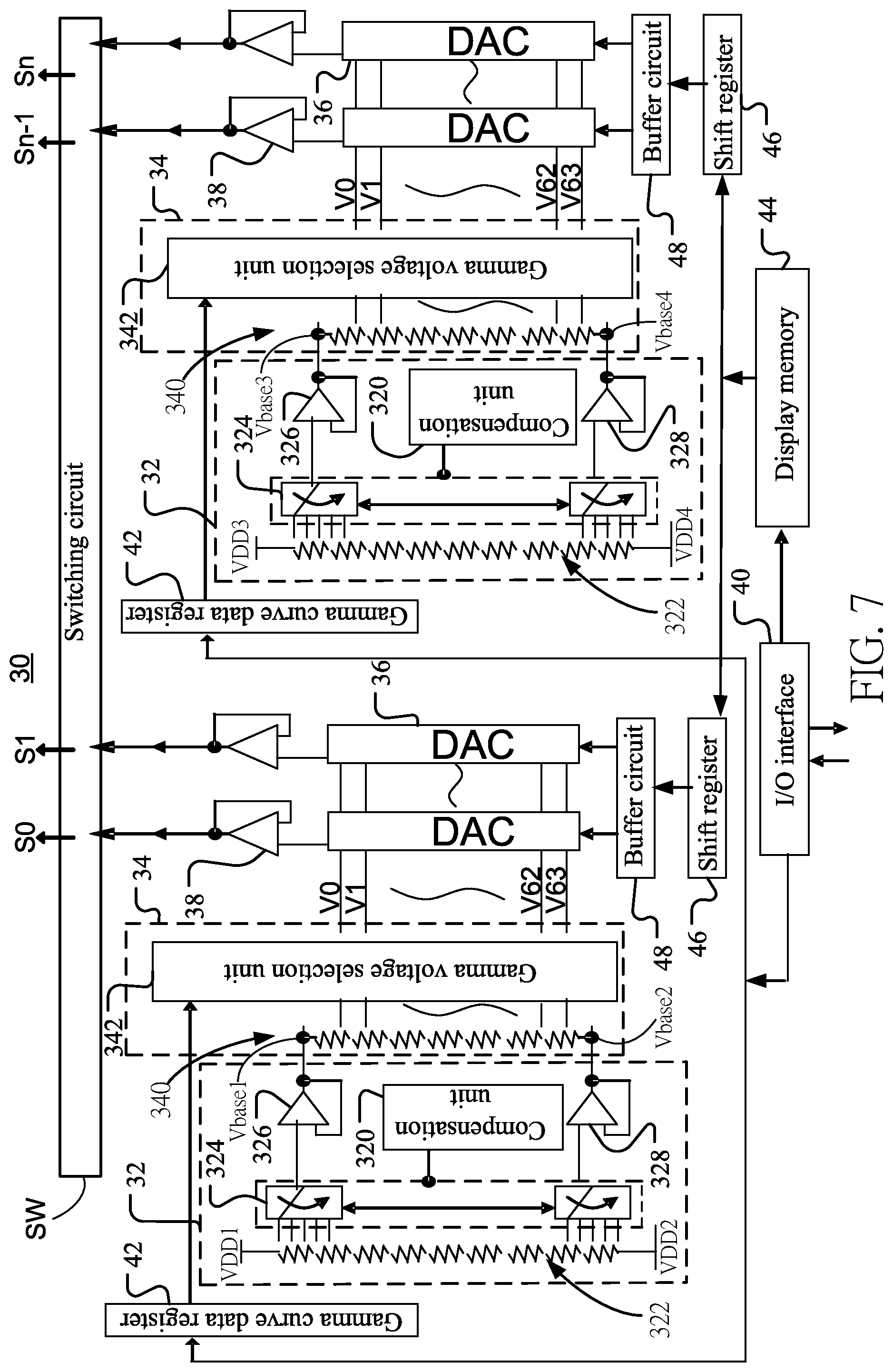 Patent US12112717 Figure 7 – Driving method for flicker suppression of display panel and driving circuit thereof