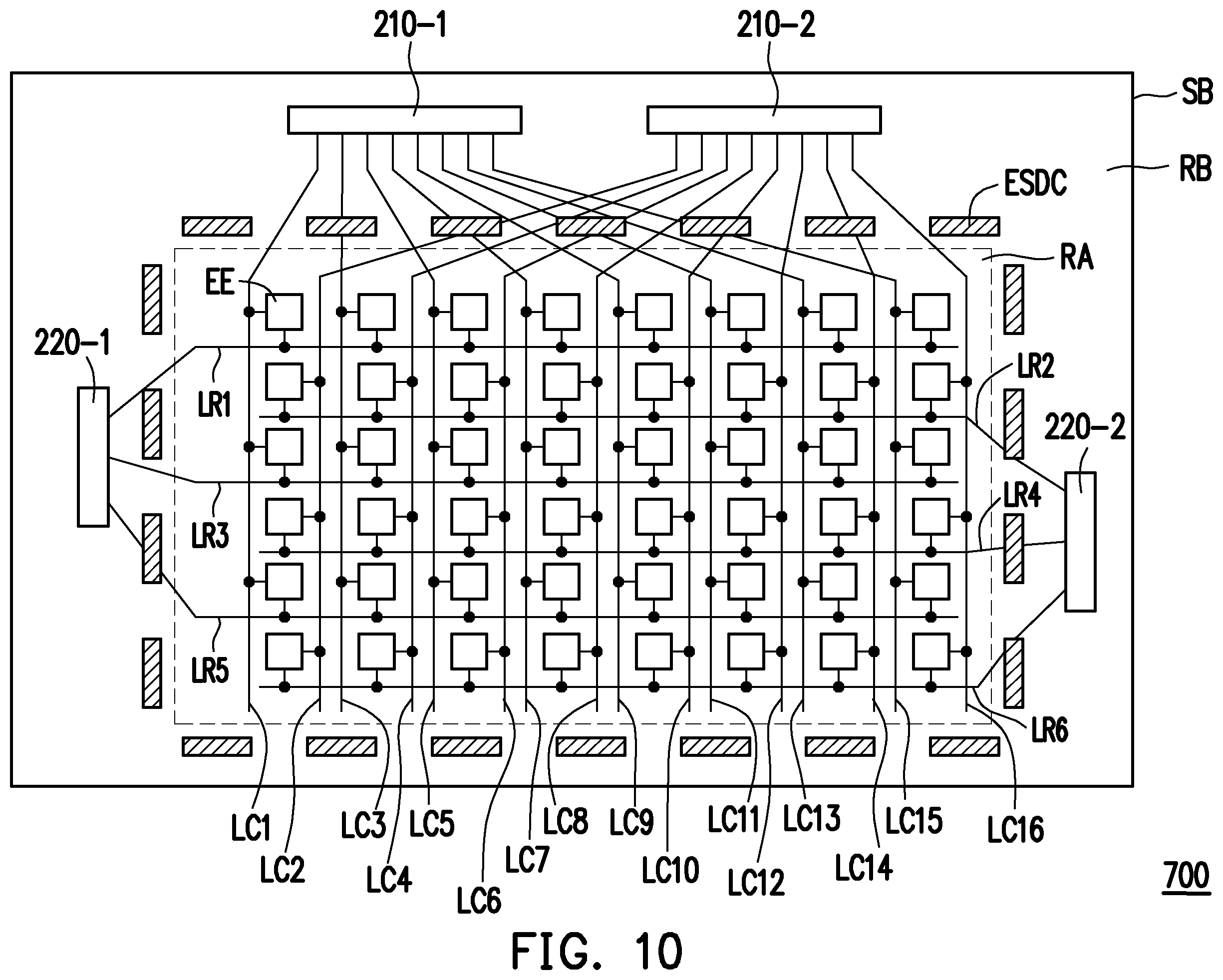 Patent US12112719 Figure 10 – Electronic device and modulating device with short frame time length