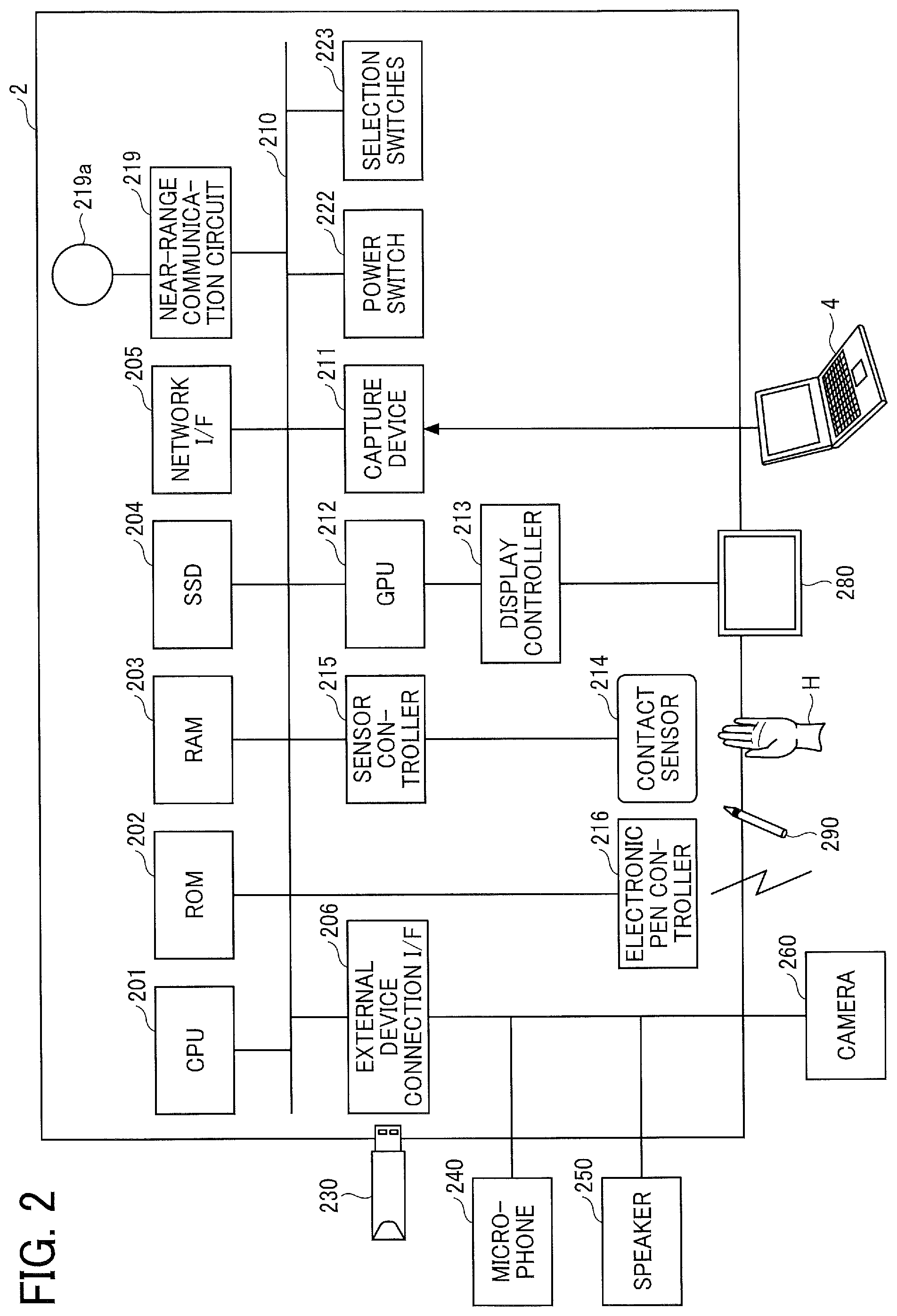 Patent US12112720 Figure 2 – Display apparatus, display system, display control method, and non-transitory recording medium