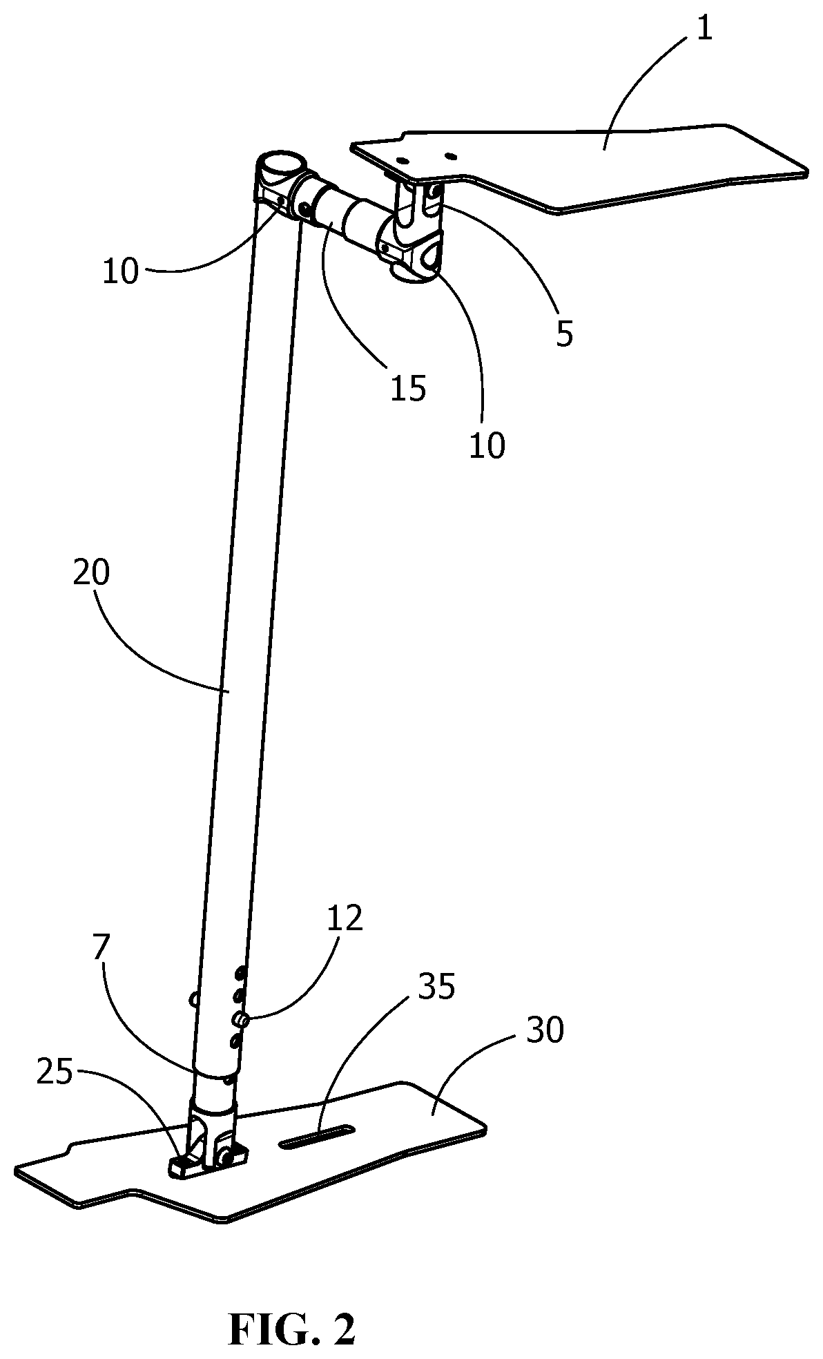 Patent US12112726 Figure 2 – Remotely actuated drum pedal device and method