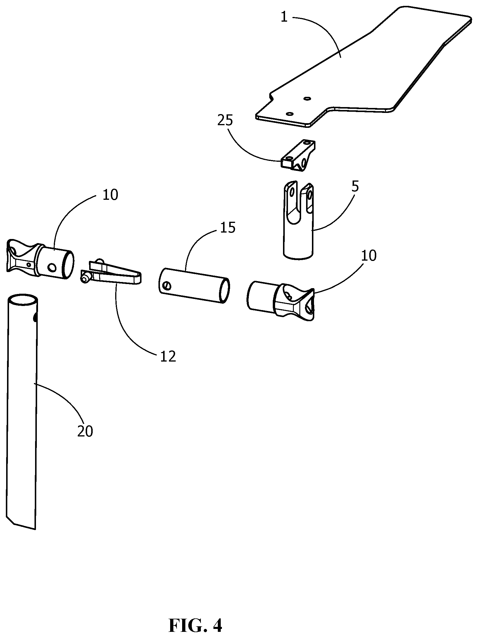 Patent US12112726 Figure 4 – Remotely actuated drum pedal device and method