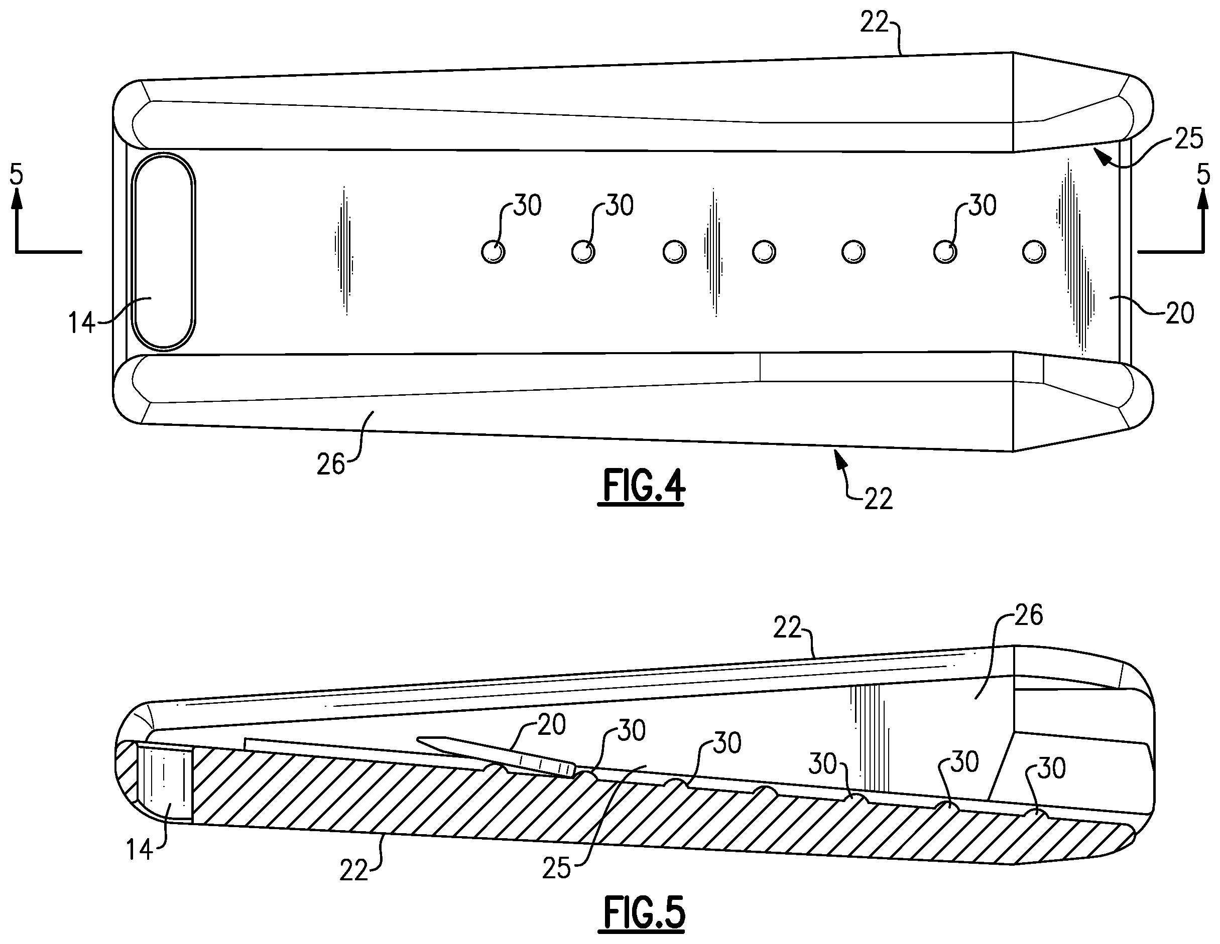 Patent US12112728 Figure 3 – Guitar pick holder and dispenser
