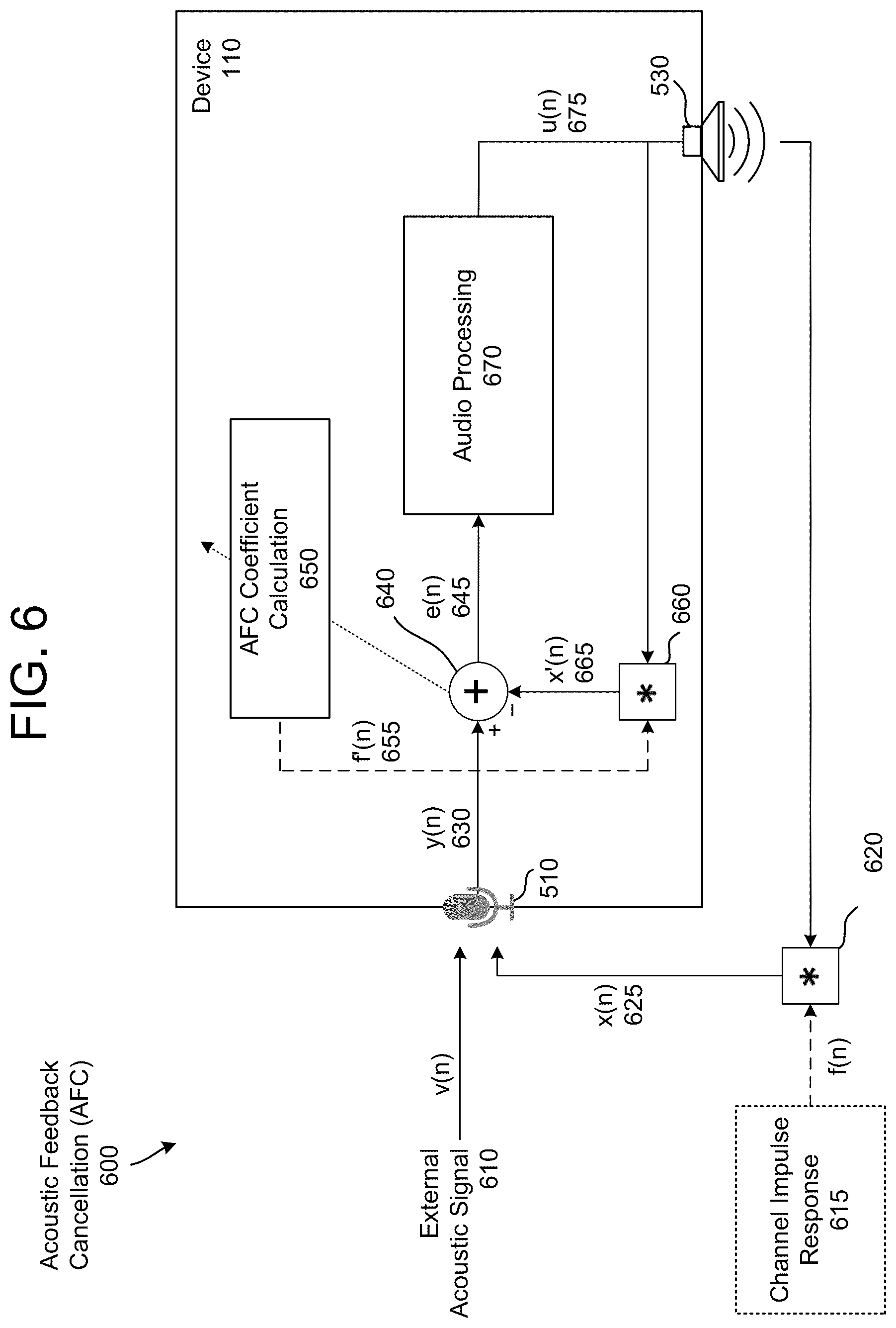 Patent US12112737 Figure 9 – Acoustic feedback control