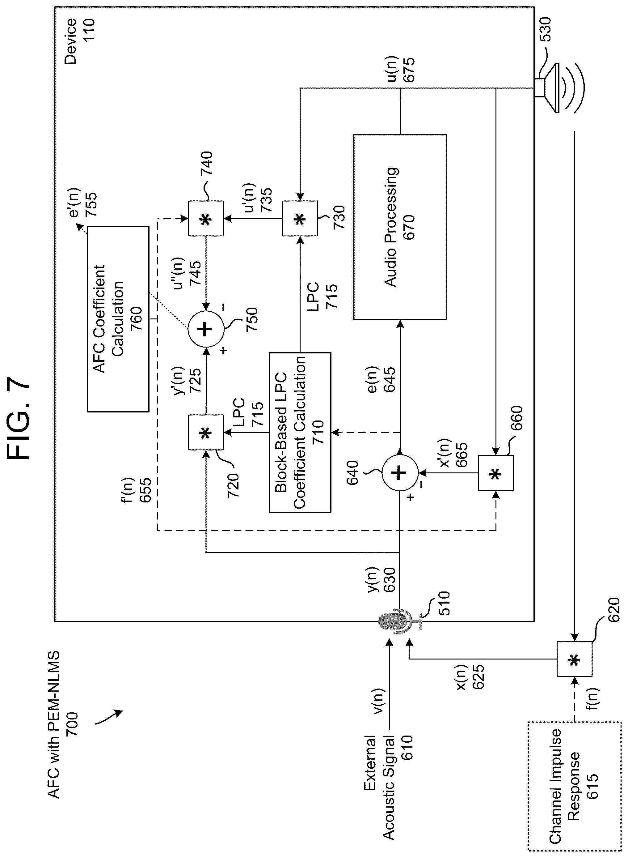 Patent US12112737 Figure 10 – Acoustic feedback control