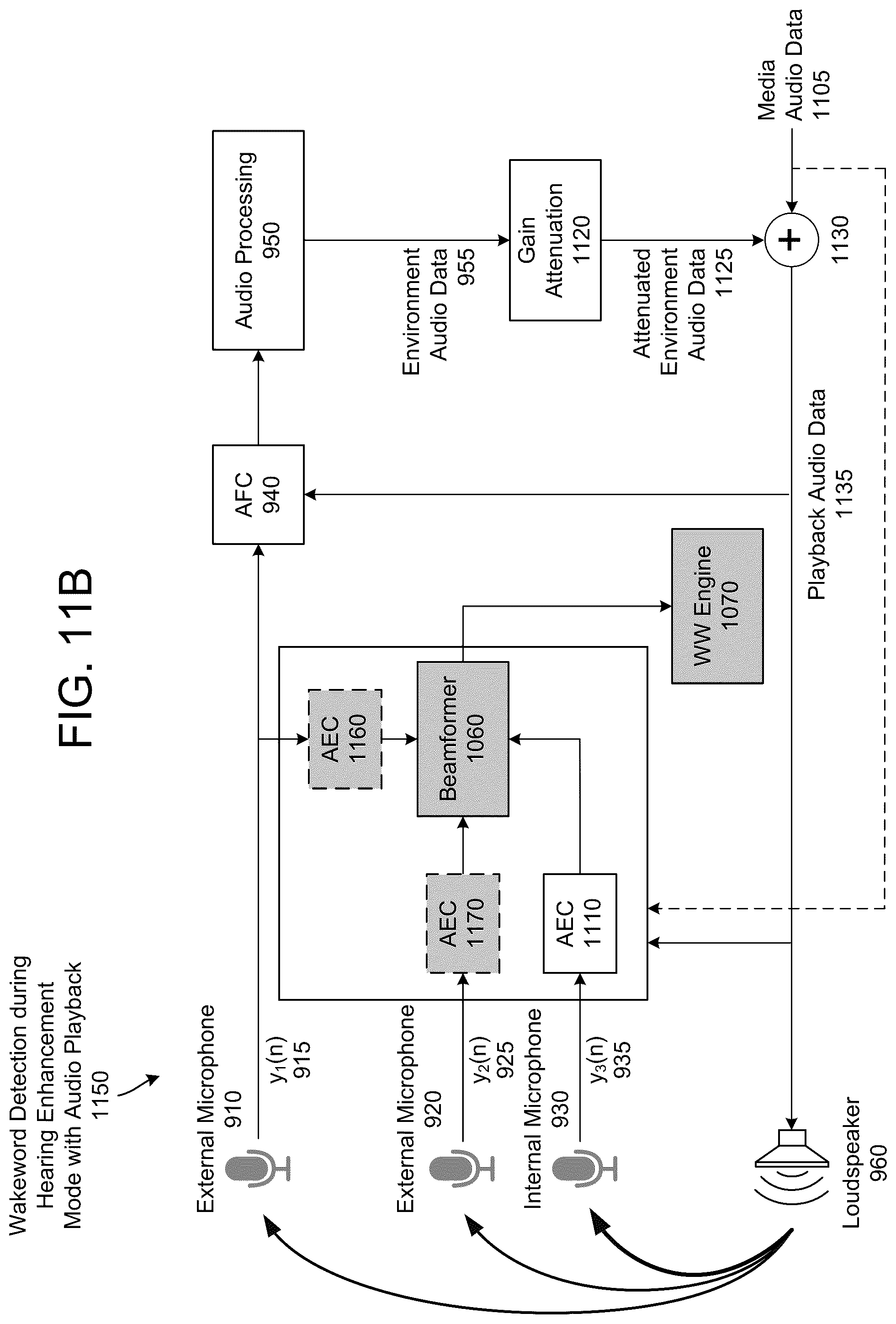 Patent US12112737 Figure 16 – Acoustic feedback control