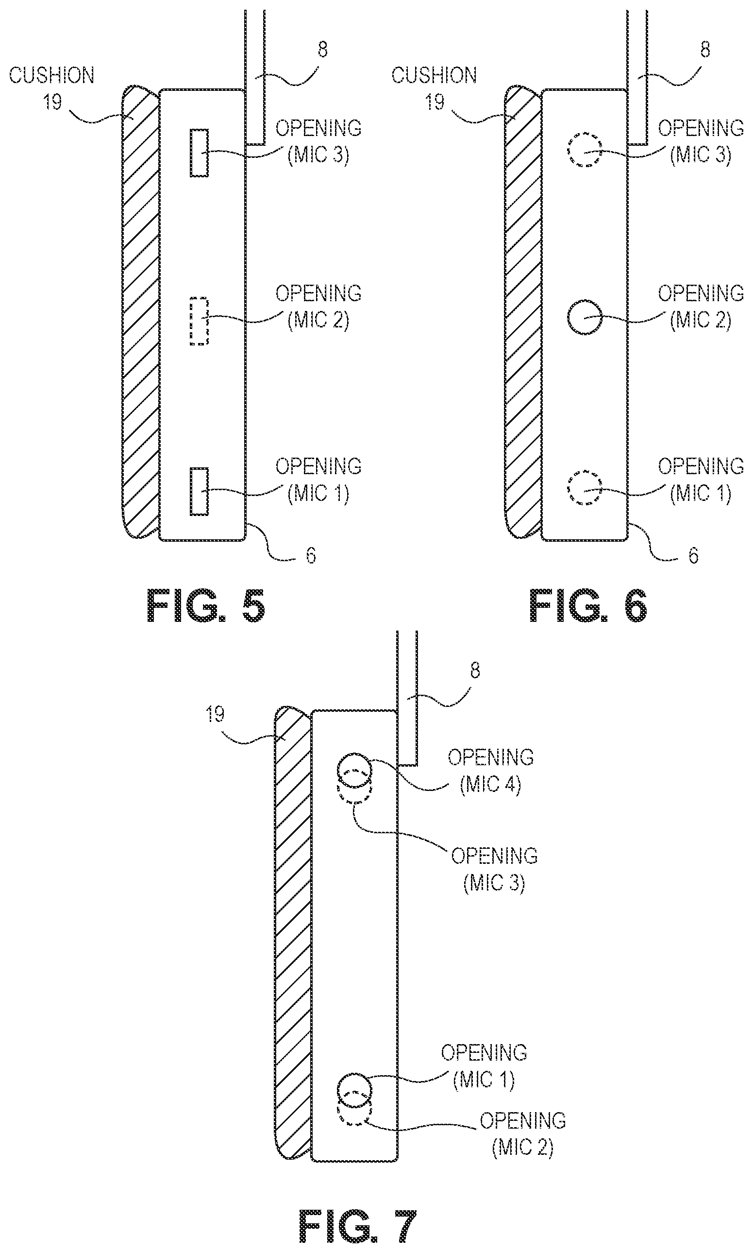 Patent US12112738 Figure 4 – Headphone with multiple reference microphones ANC and transparency