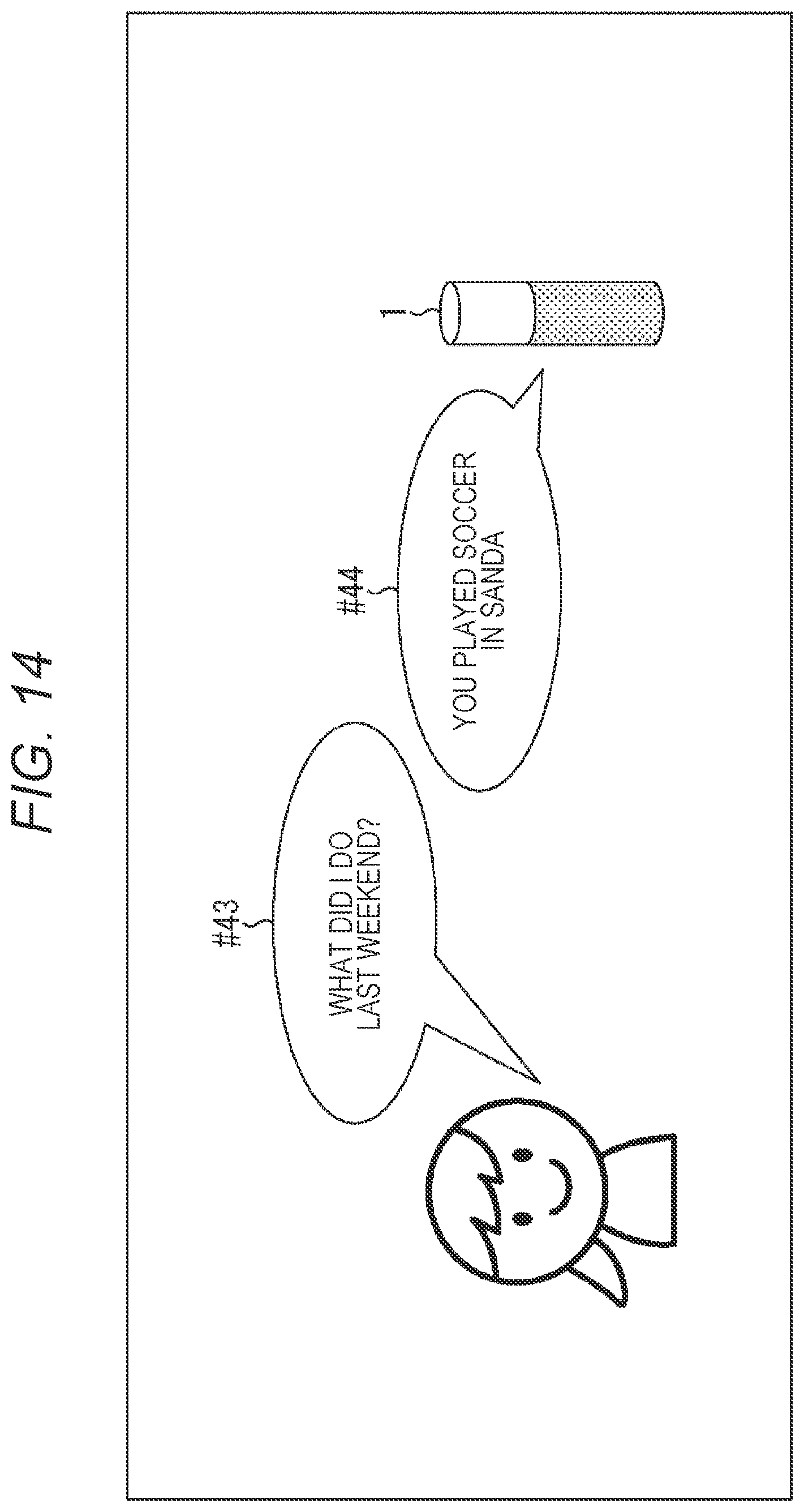 Patent US12112739 Figure 14 – Information processing device and information processing method