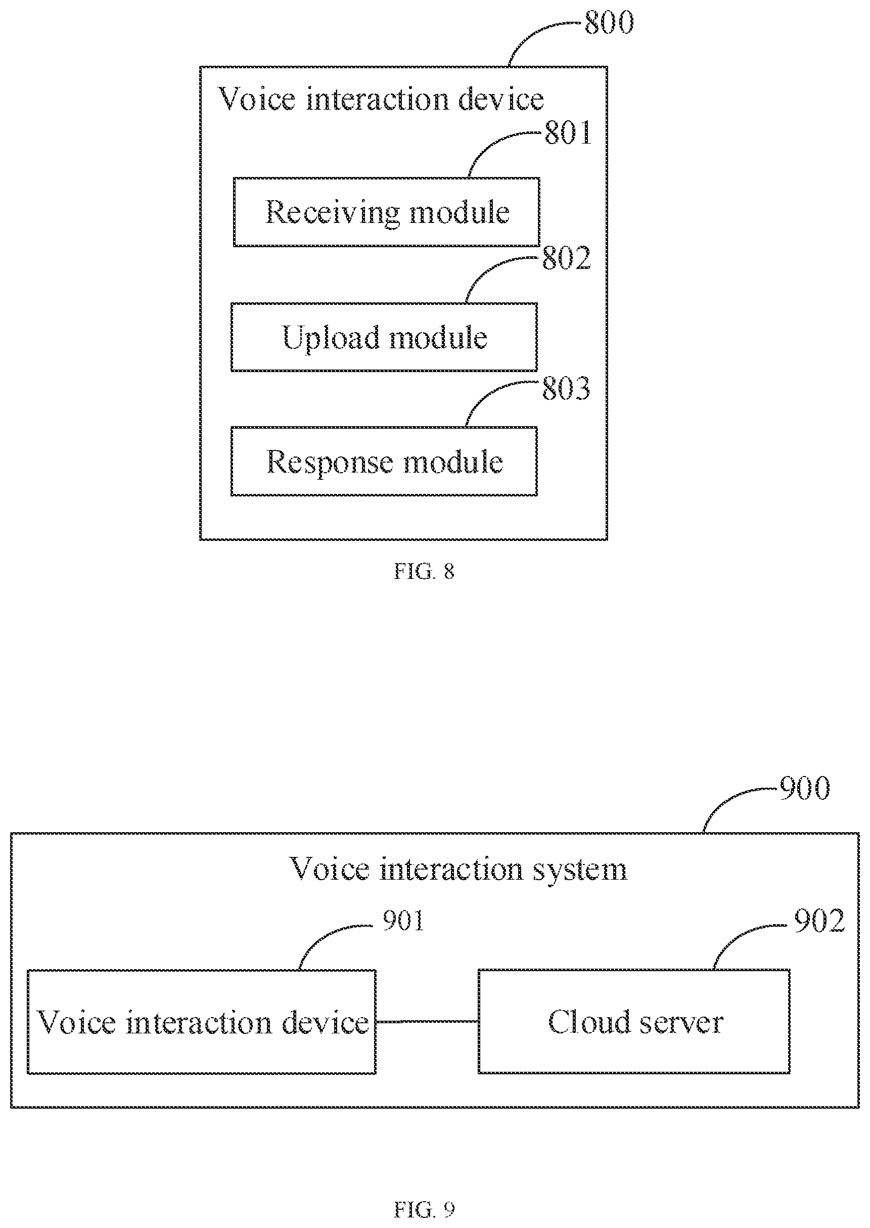 Patent US12112746 Figure 9 – Method and device for processing voice interaction, electronic device and storage medium