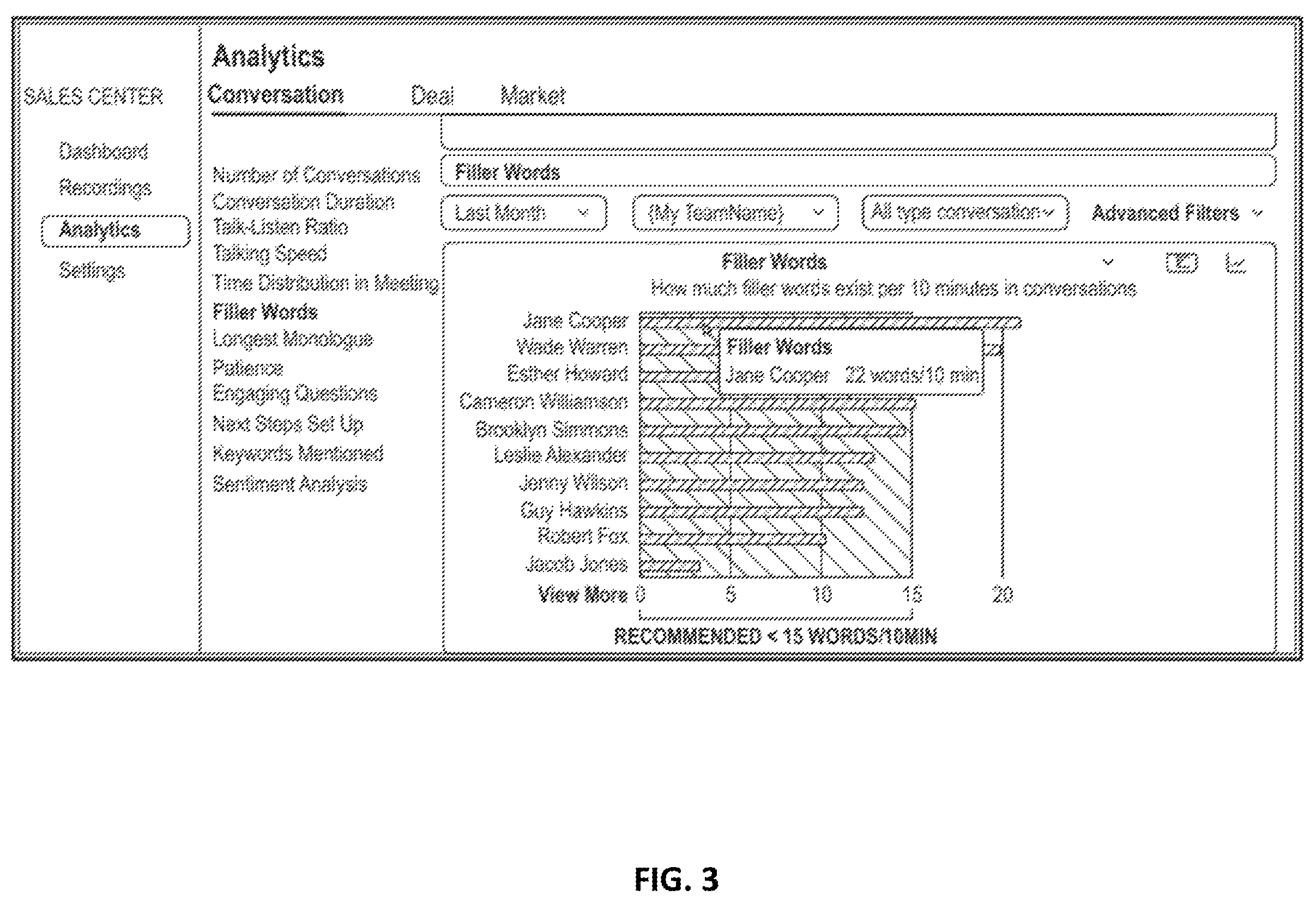 Patent US12112748 Figure 4 – Extracting filler words and phrases from a communication session