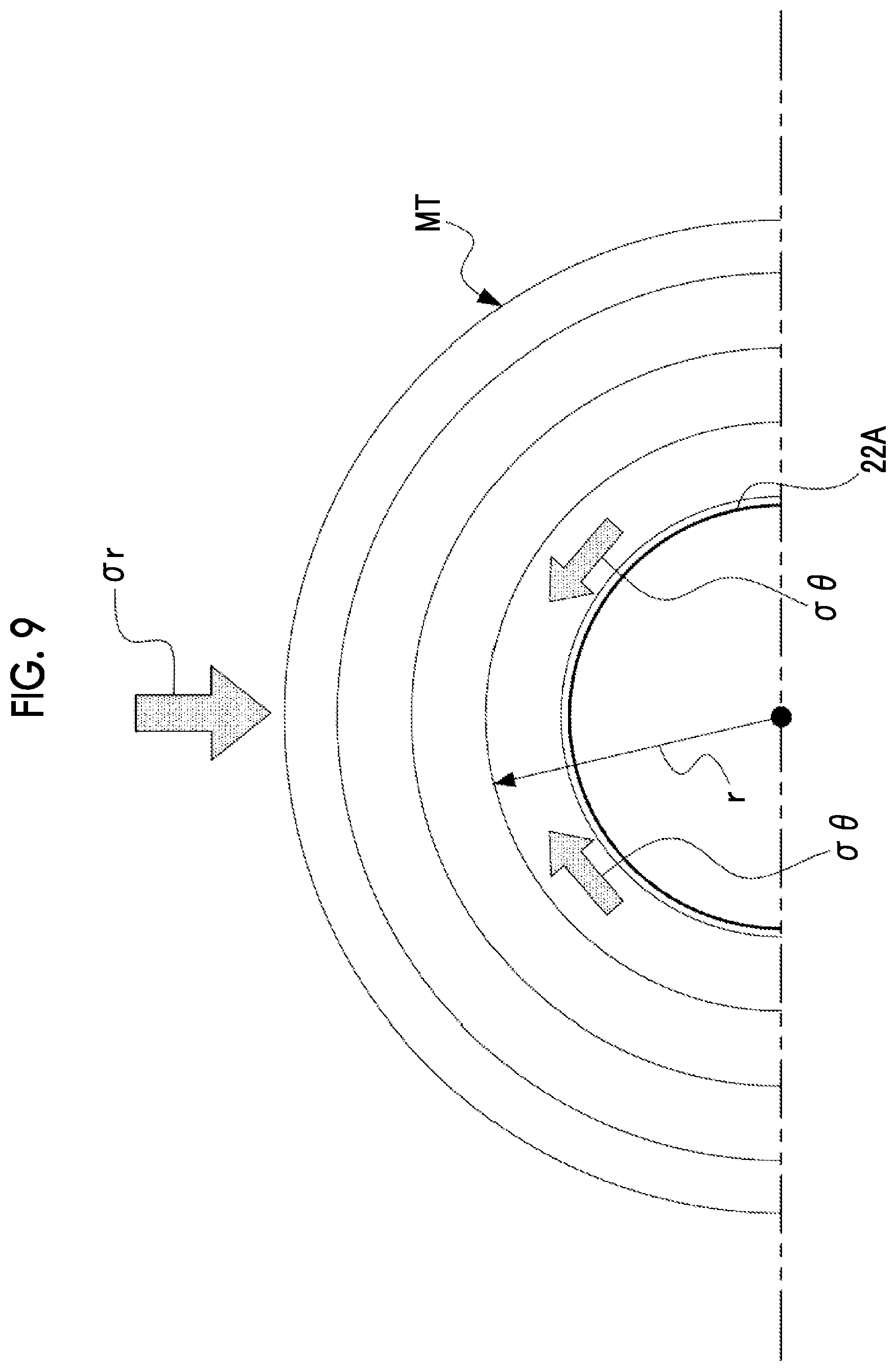 Patent US12112770 Figure 9 – Magnetic tape cartridge, magnetic tape drive, tension control method, method of handling magnetic tape, and program