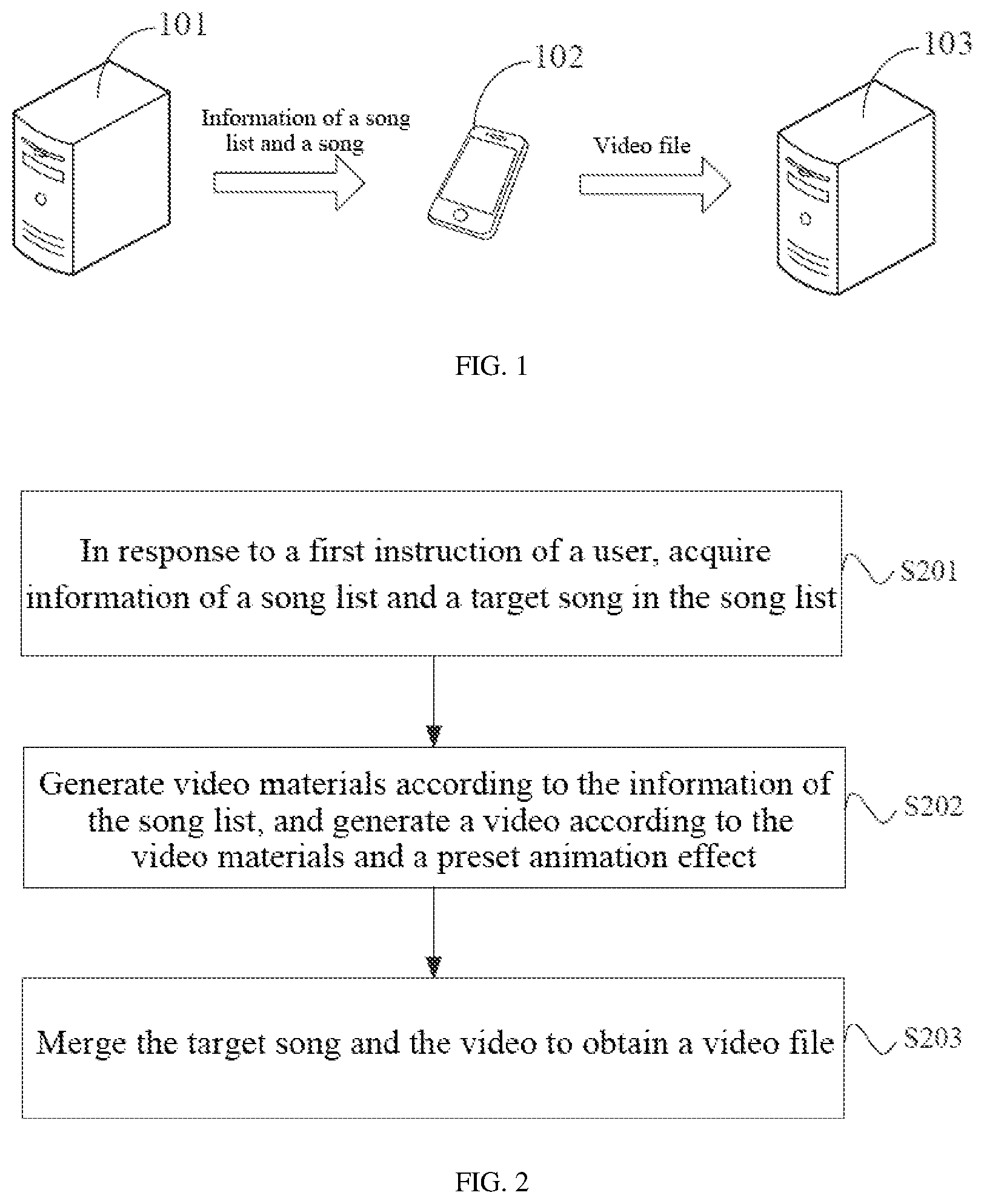 Patent US12112772 Figure 1 – Method and apparatus for video production, device and storage medium