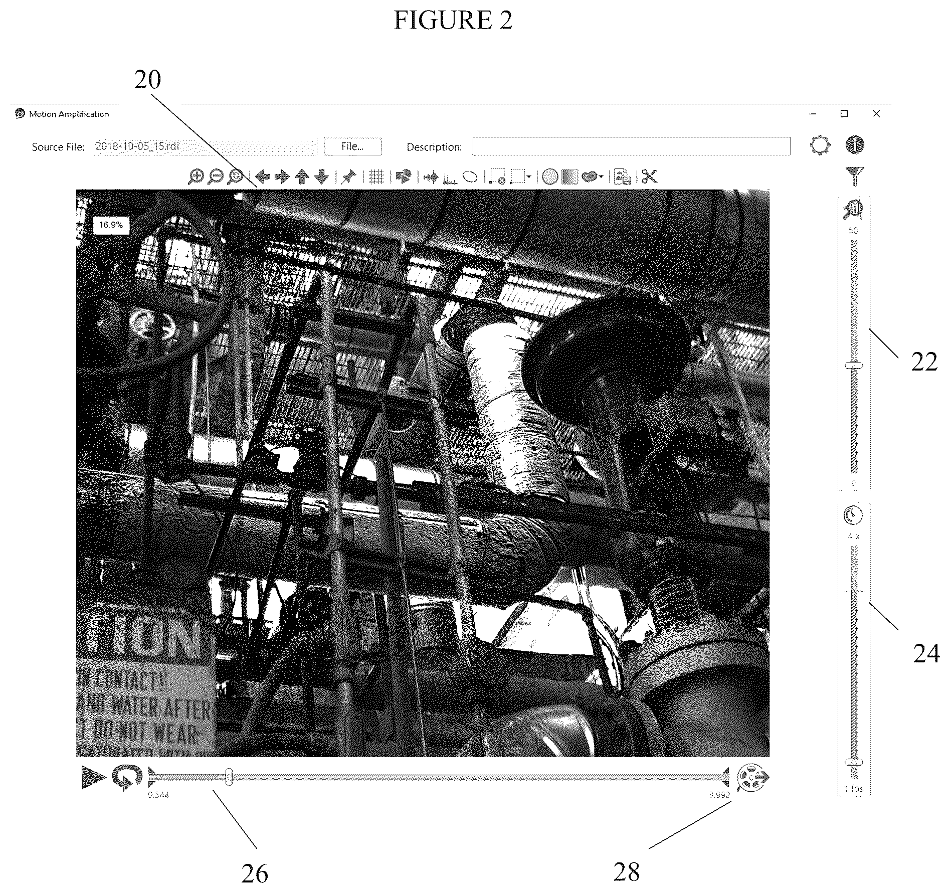 Patent US12112774 Figure 3 – Video report generator coupled to a system that measures motion using a camera