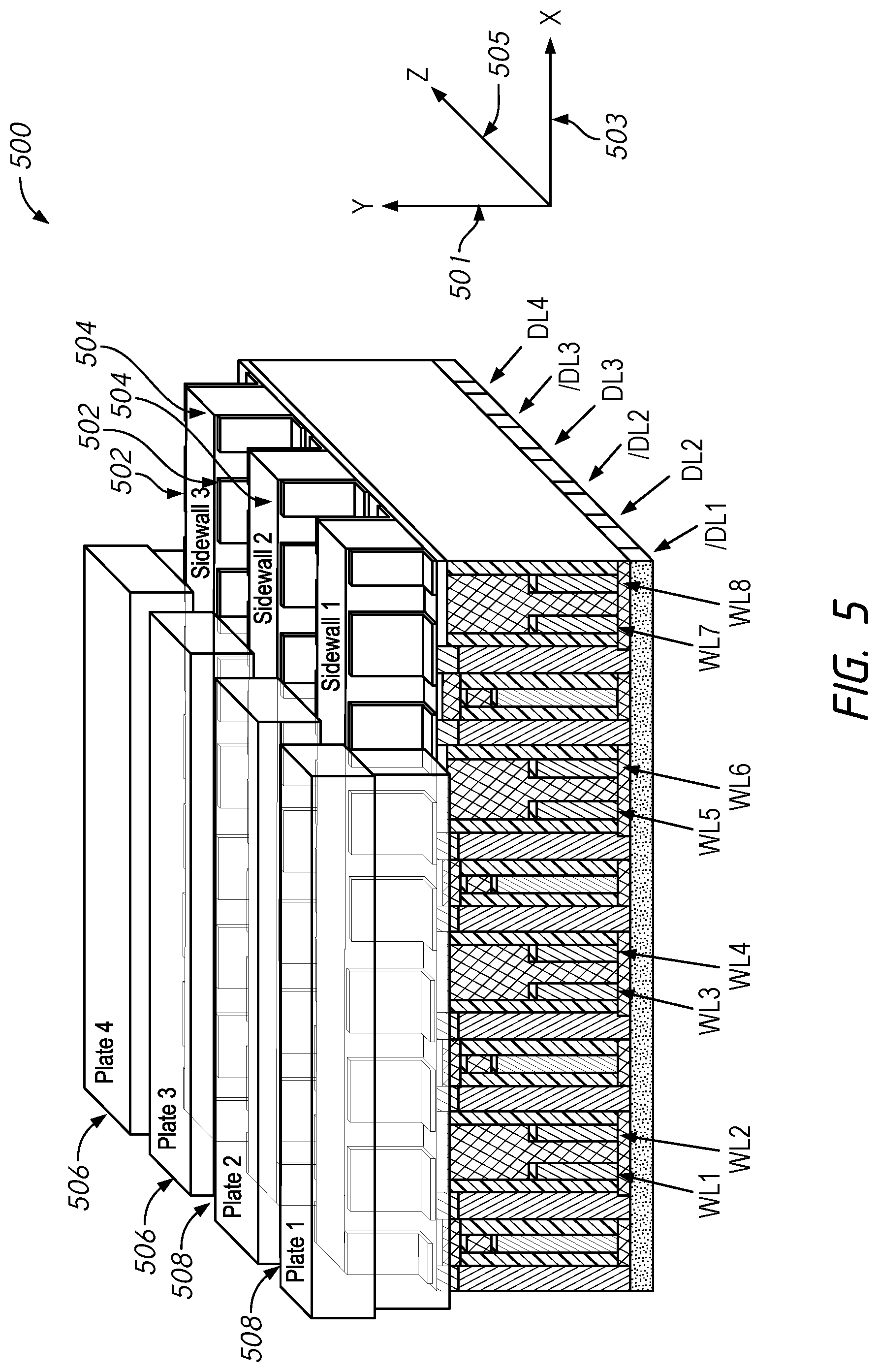Patent US12112785 Figure 8 – Apparatuses, systems, and methods for configurable memory