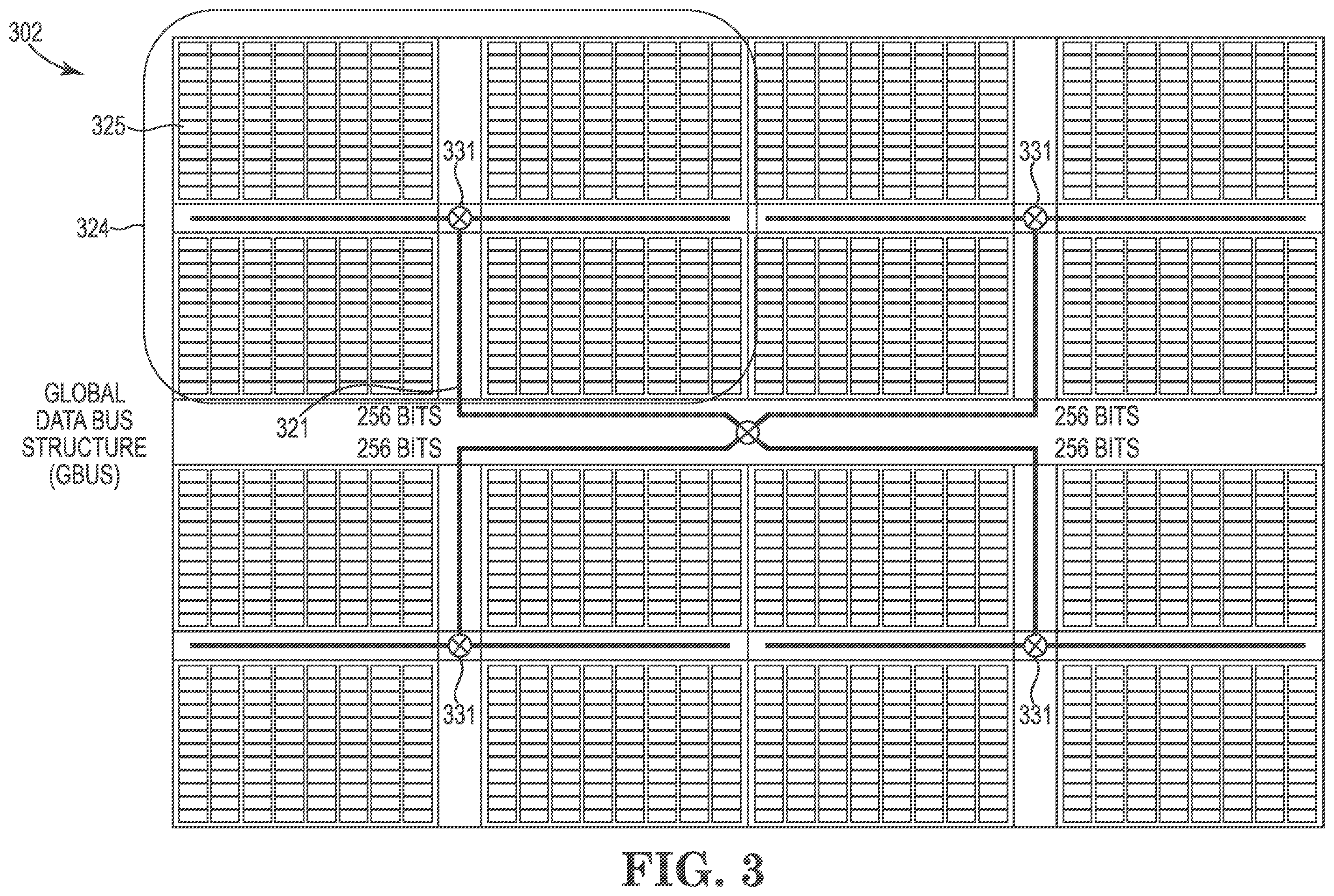 Patent US12112793 Figure 4 – Signal routing between memory die and logic die for mode based operations