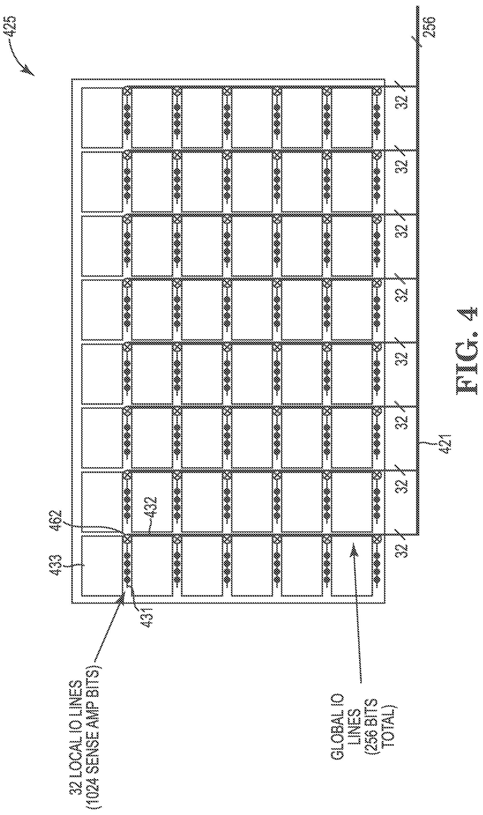 Patent US12112793 Figure 5 – Signal routing between memory die and logic die for mode based operations