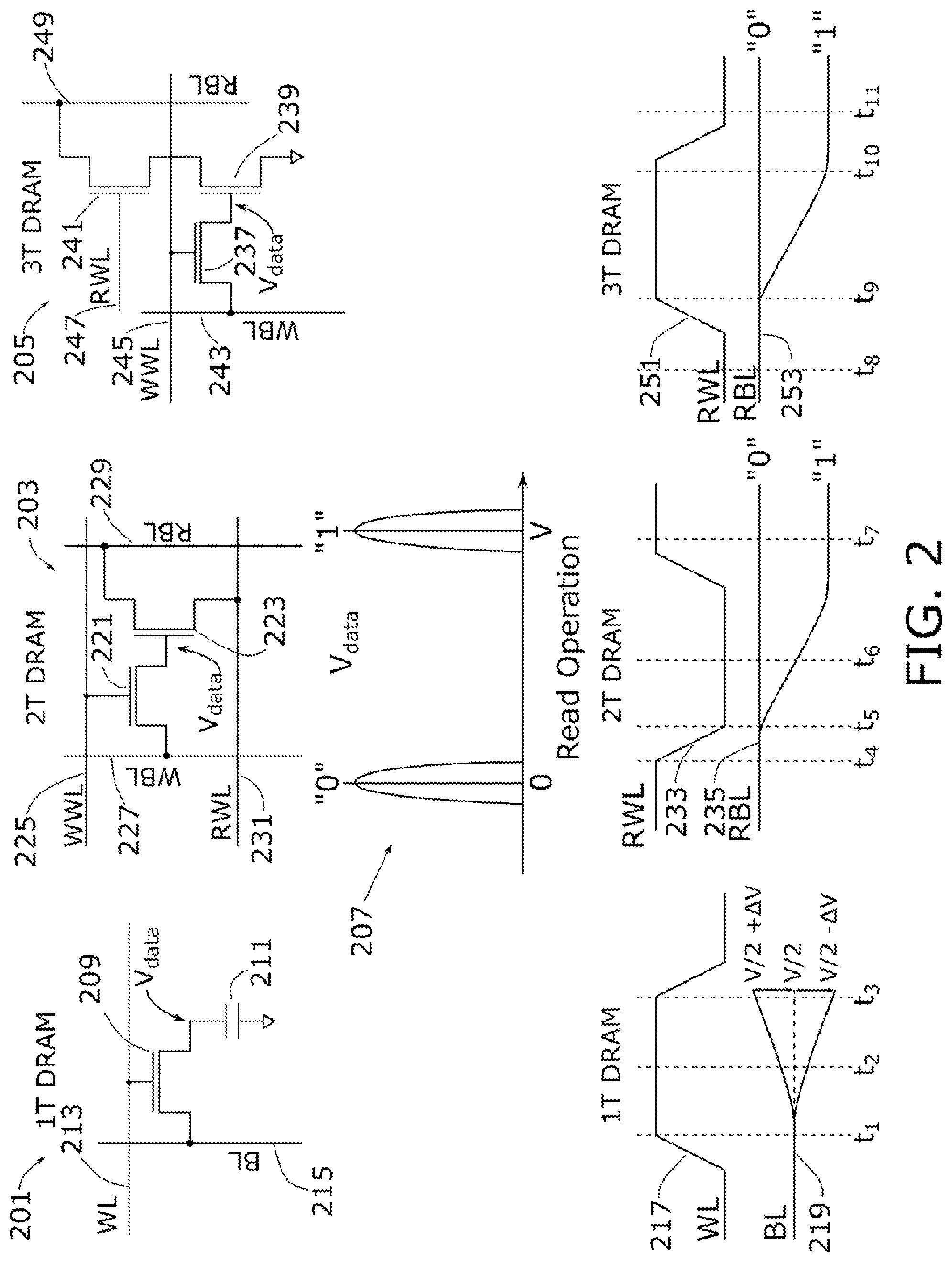 Patent US12112794 Figure 2 – Memory device having variable impedance memory cells and time-to-transition sensing of data stored therein