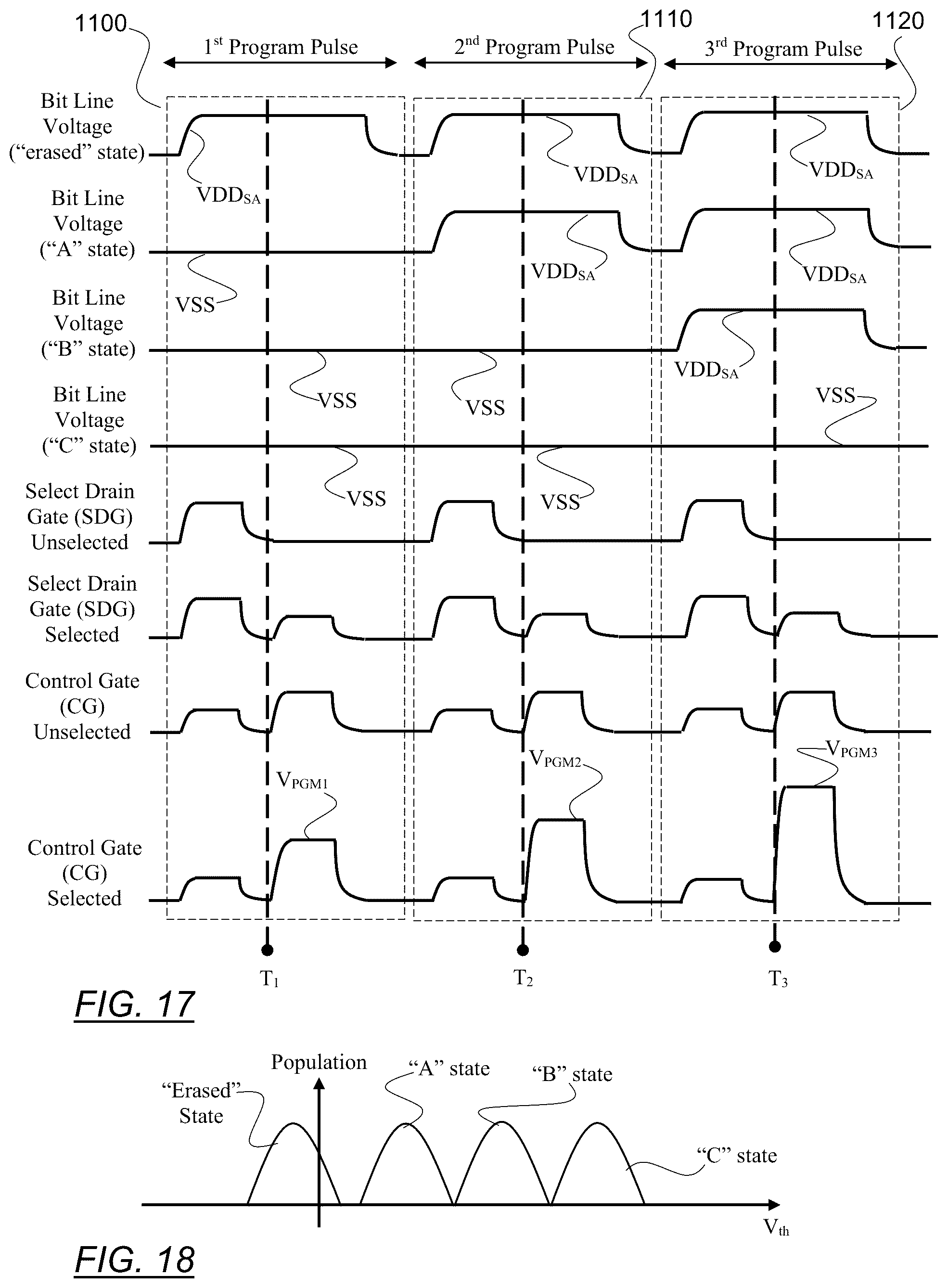 Patent US12112800 Figure 18 – High speed multi-level cell (MLC) programming in non-volatile memory structures