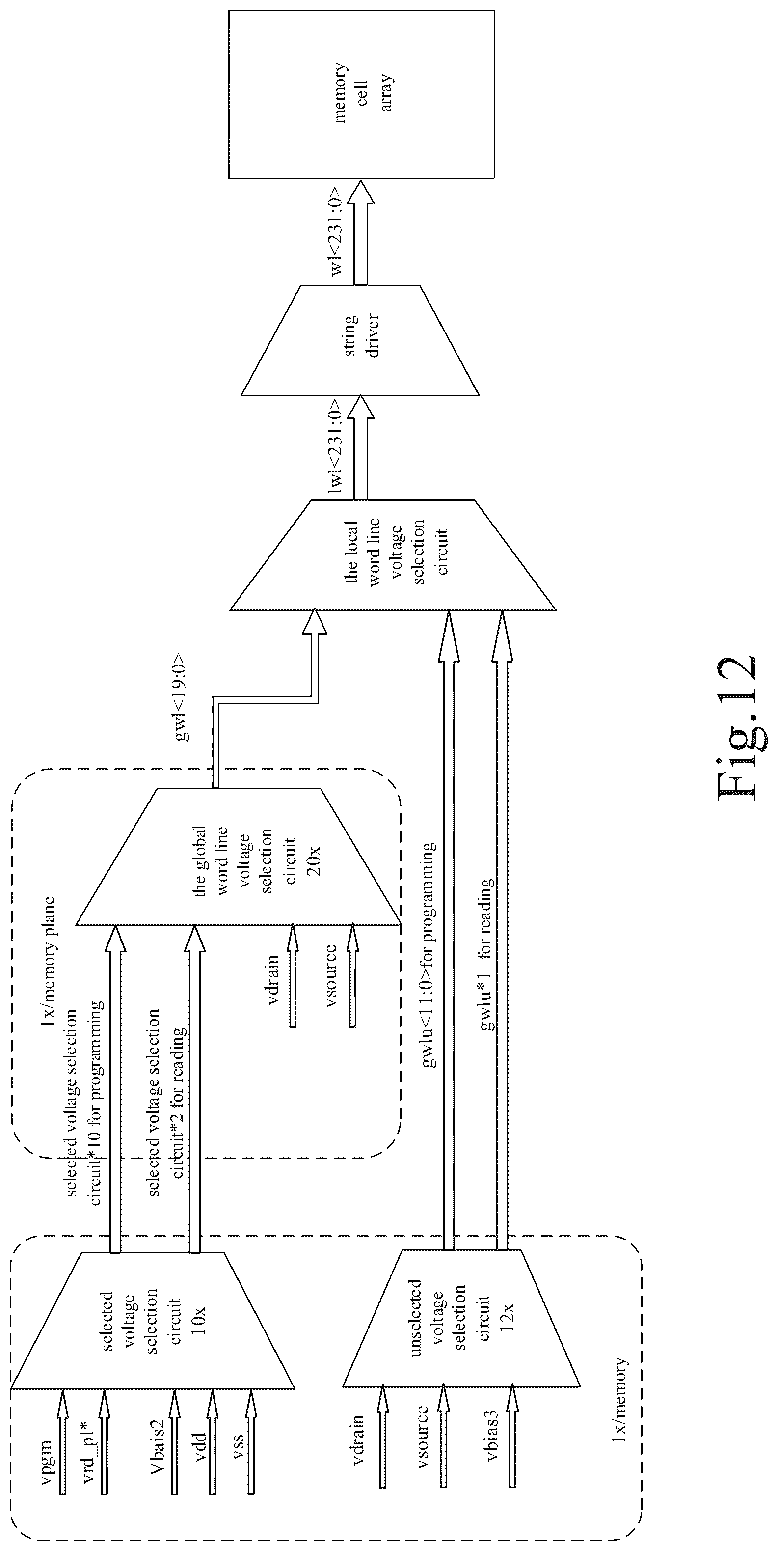 Patent US12112802 Figure 12 – Memory device, the operation method thereof and memory system