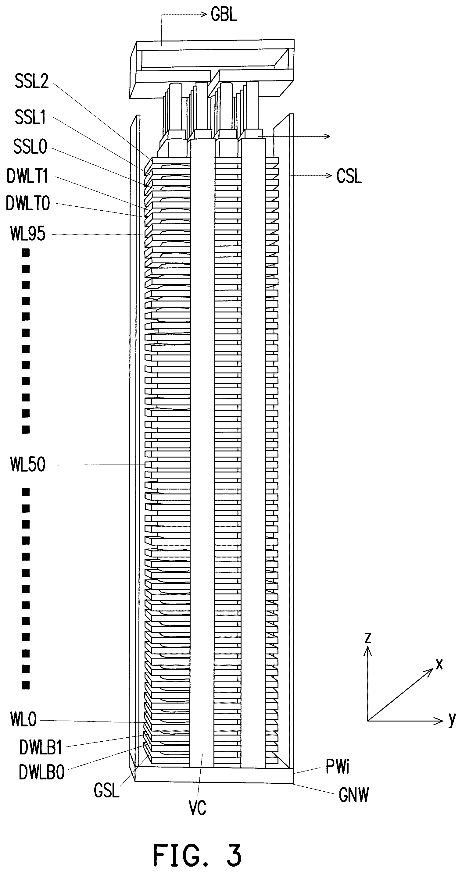 Patent US12112803 Figure 3 – Memory device and programming method thereof