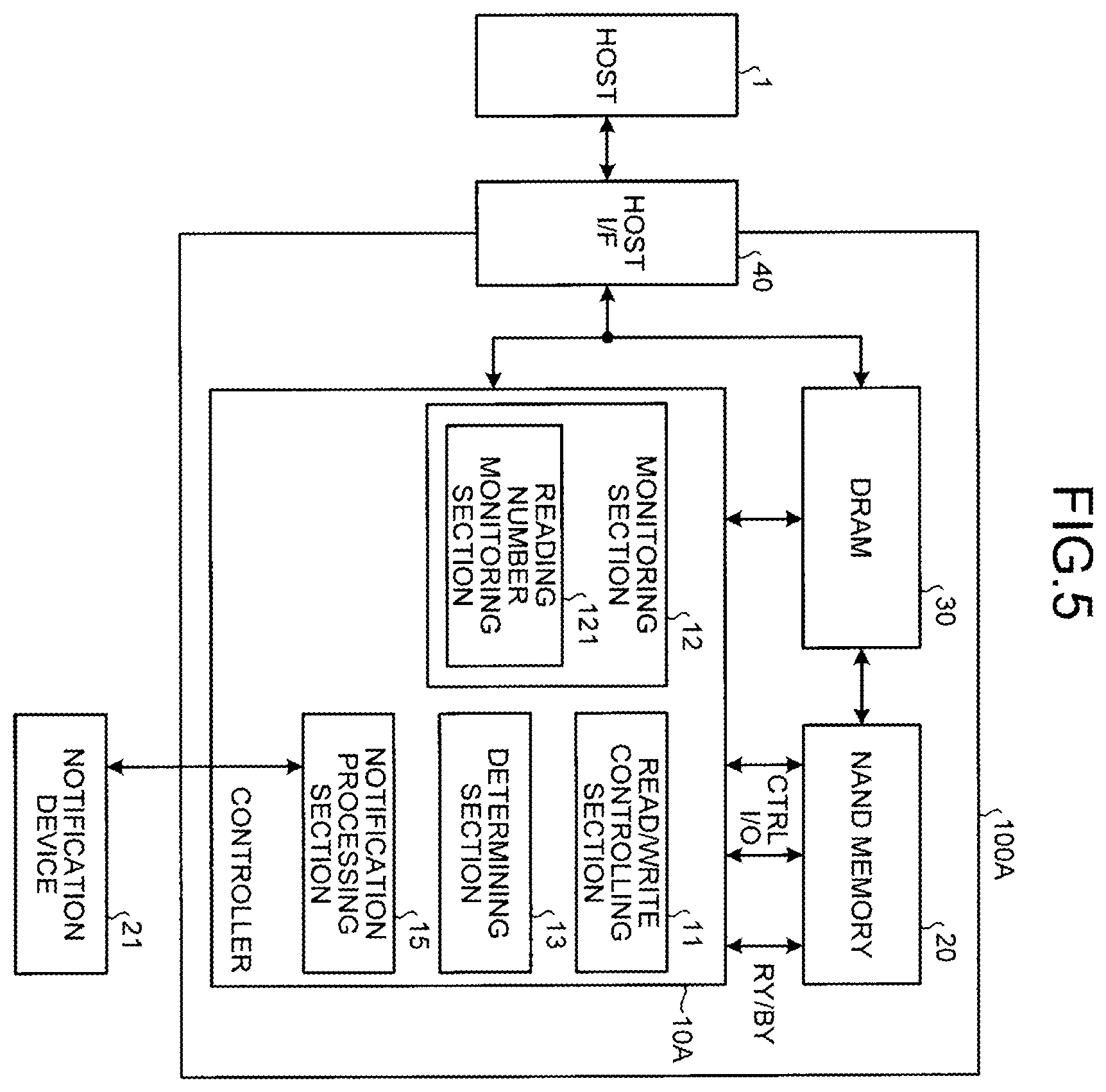 Patent US12112810 Figure 5 – Non-volatile semiconductor storage device