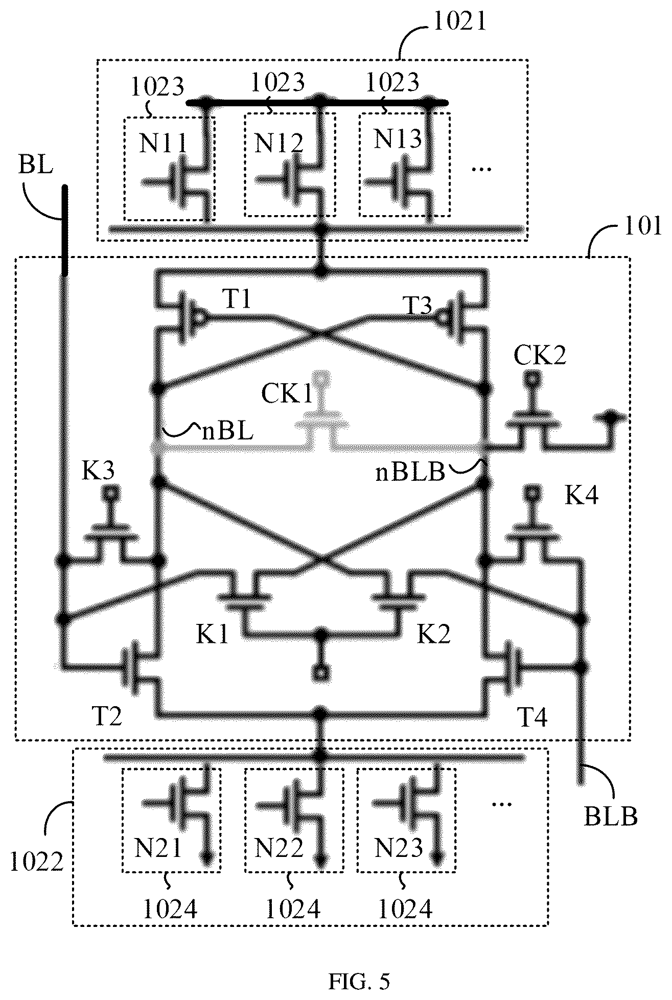 Patent US12112825 Figure 4 – Sense amplifier, memory, and control method