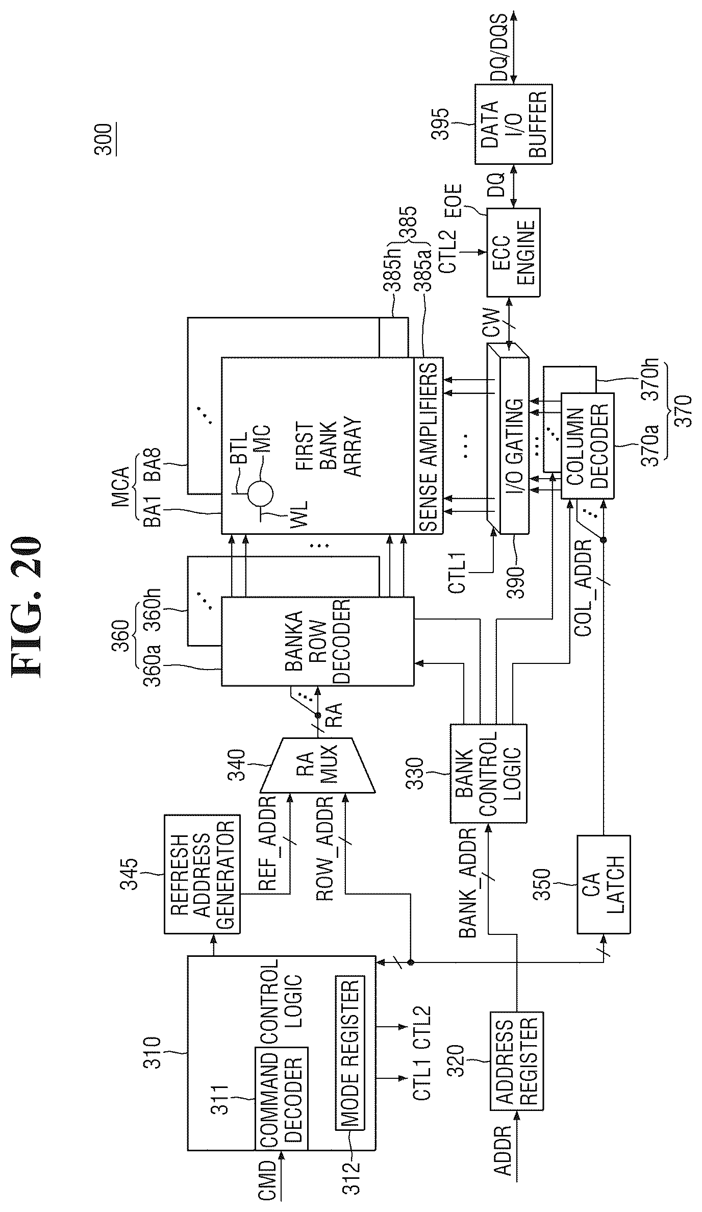 Patent US12112827 Figure 19 – Memory device and method for calibrating the device and fabricating the device