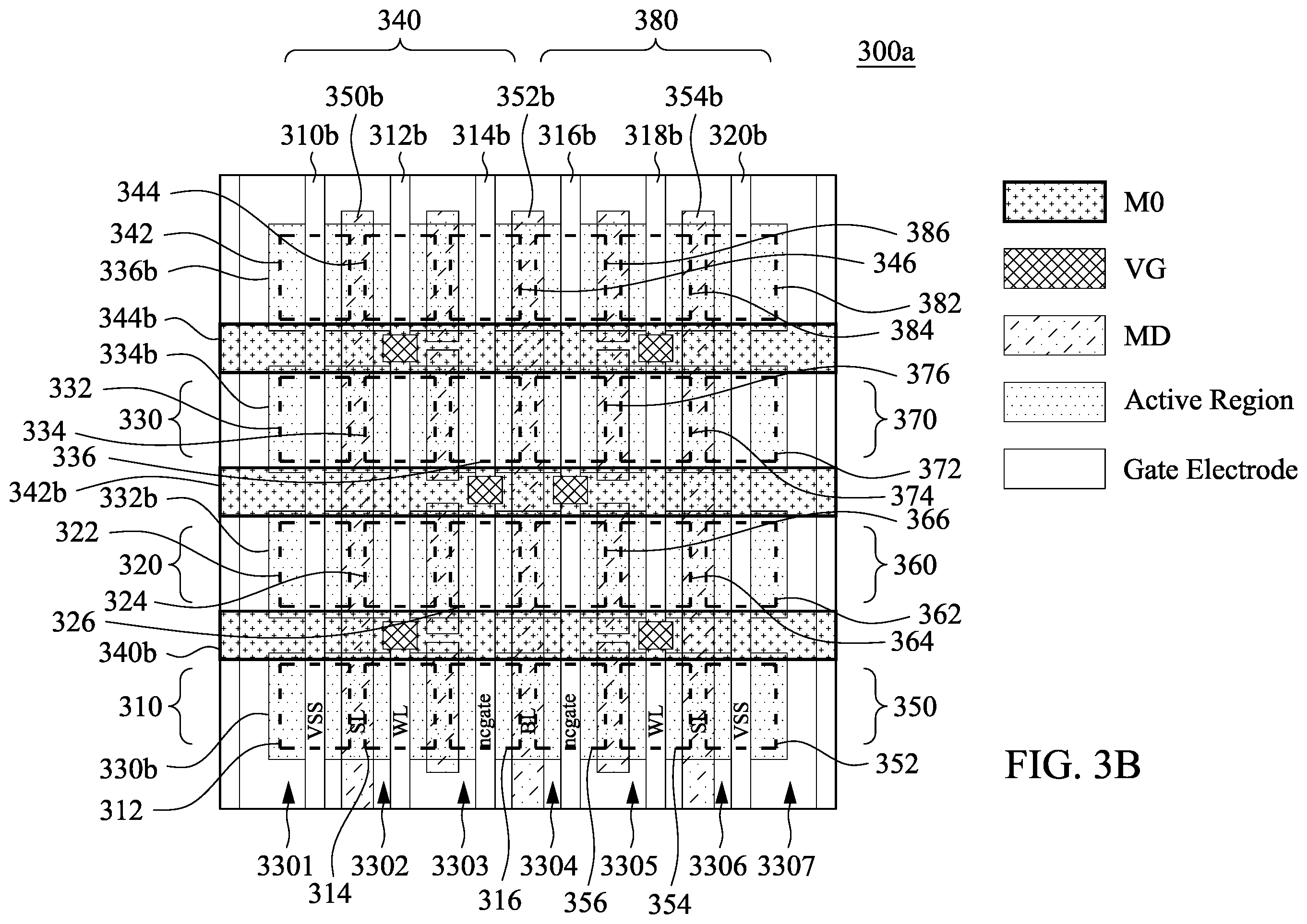 Patent US12112829 Figure 5 – Memory array circuits, memory structures, and methods for fabricating a memory array circuit