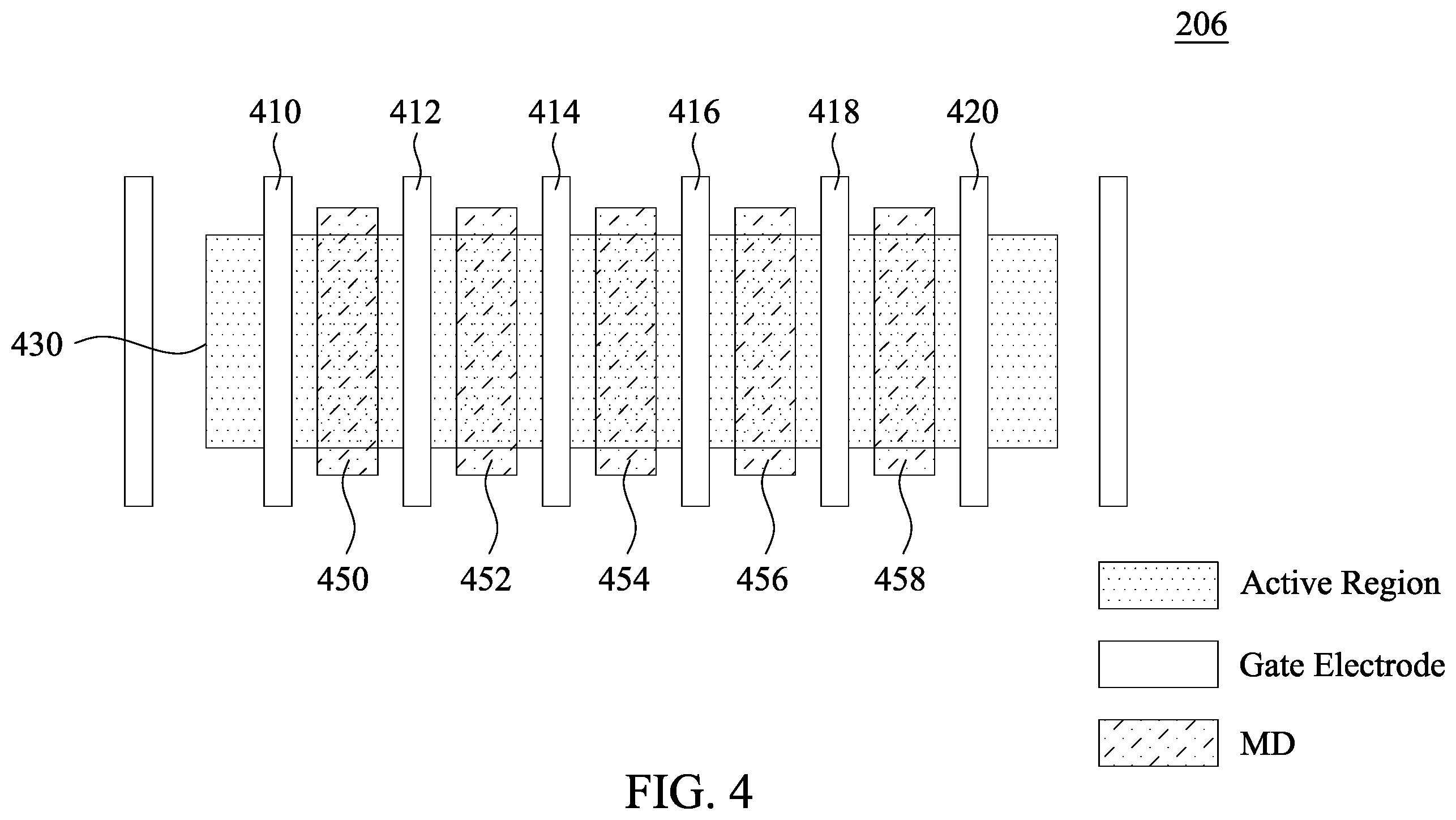 Patent US12112829 Figure 6 – Memory array circuits, memory structures, and methods for fabricating a memory array circuit