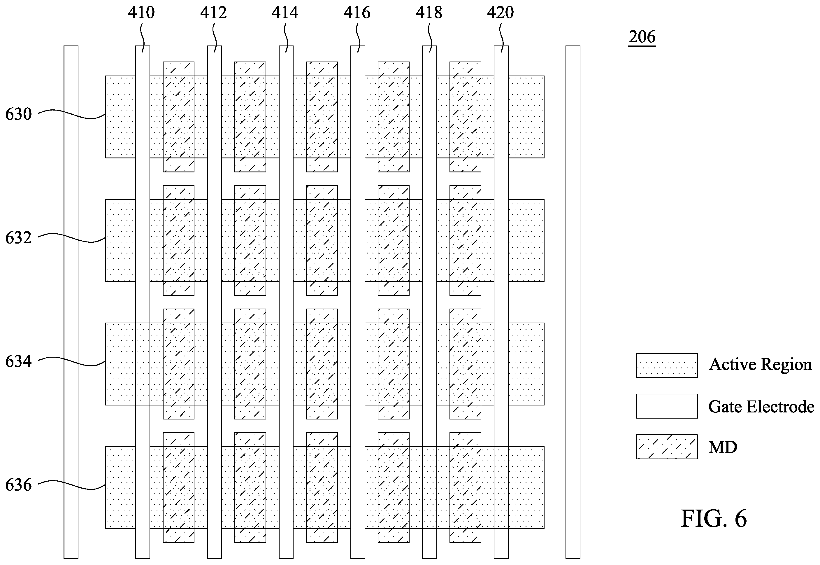 Patent US12112829 Figure 8 – Memory array circuits, memory structures, and methods for fabricating a memory array circuit