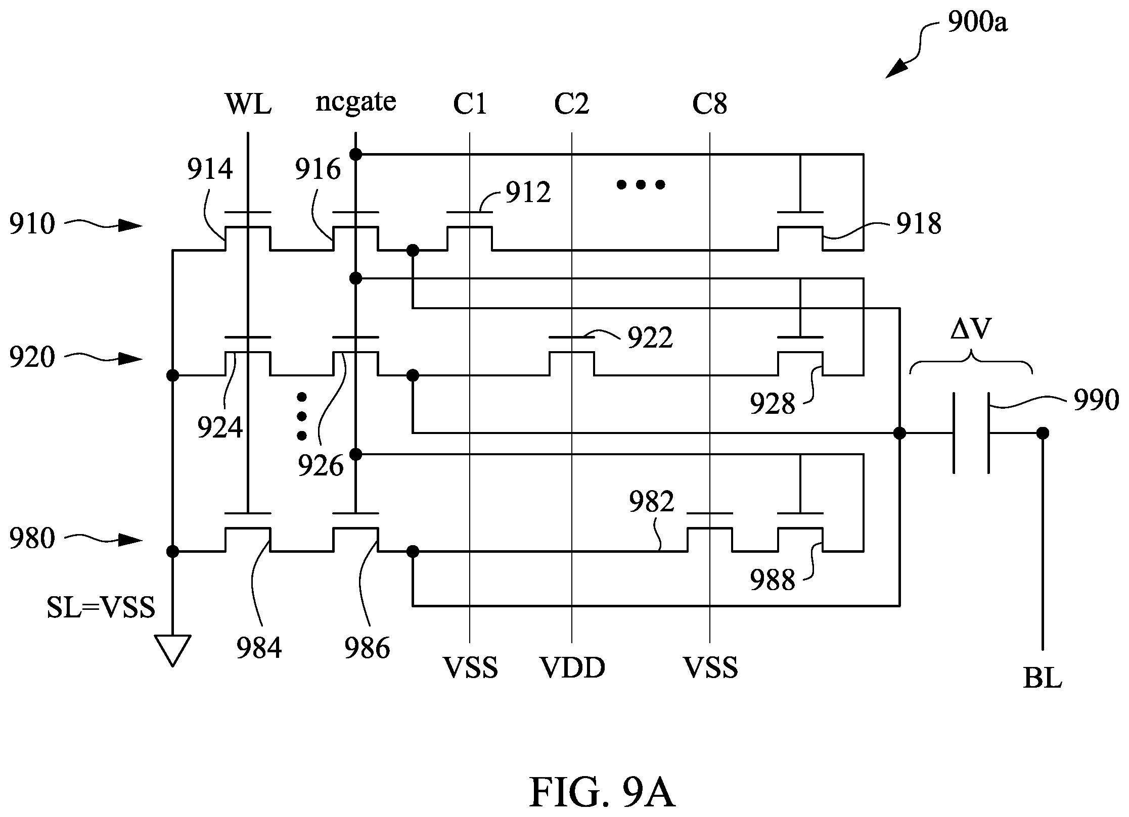 Patent US12112829 Figure 11 – Memory array circuits, memory structures, and methods for fabricating a memory array circuit