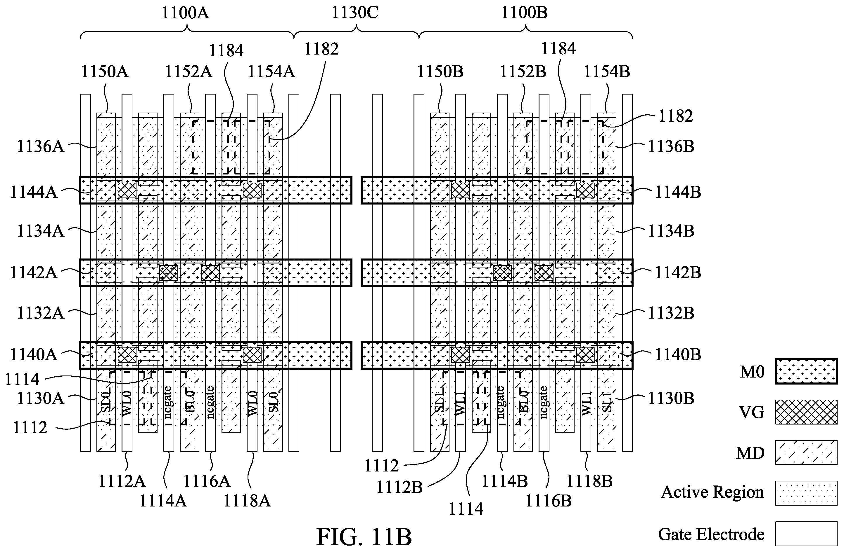 Patent US12112829 Figure 16 – Memory array circuits, memory structures, and methods for fabricating a memory array circuit