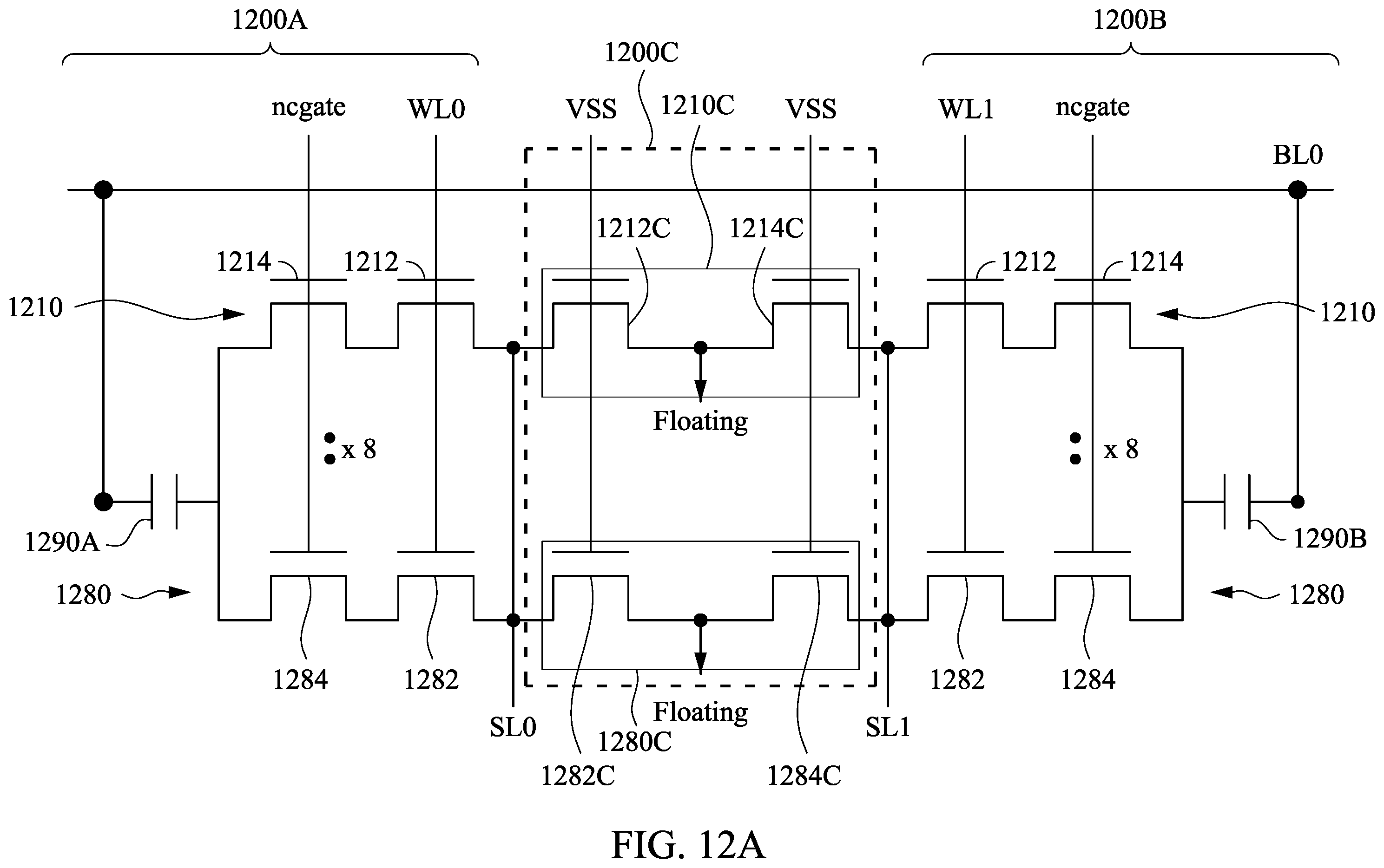 Patent US12112829 Figure 17 – Memory array circuits, memory structures, and methods for fabricating a memory array circuit