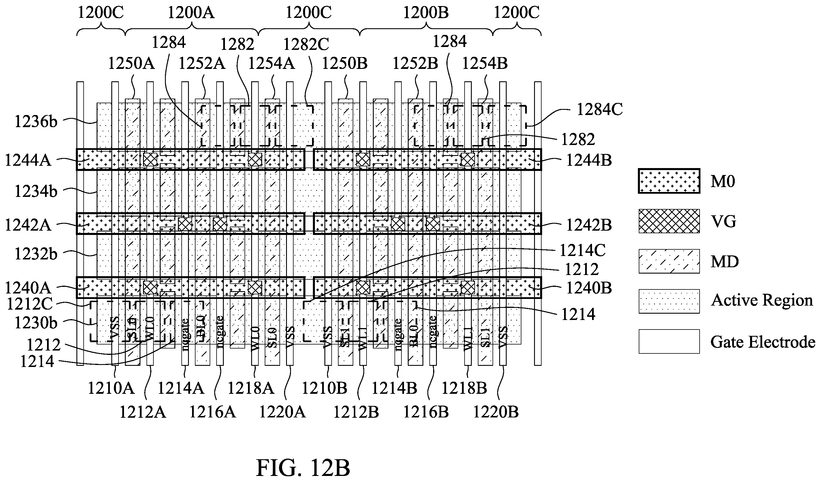 Patent US12112829 Figure 18 – Memory array circuits, memory structures, and methods for fabricating a memory array circuit