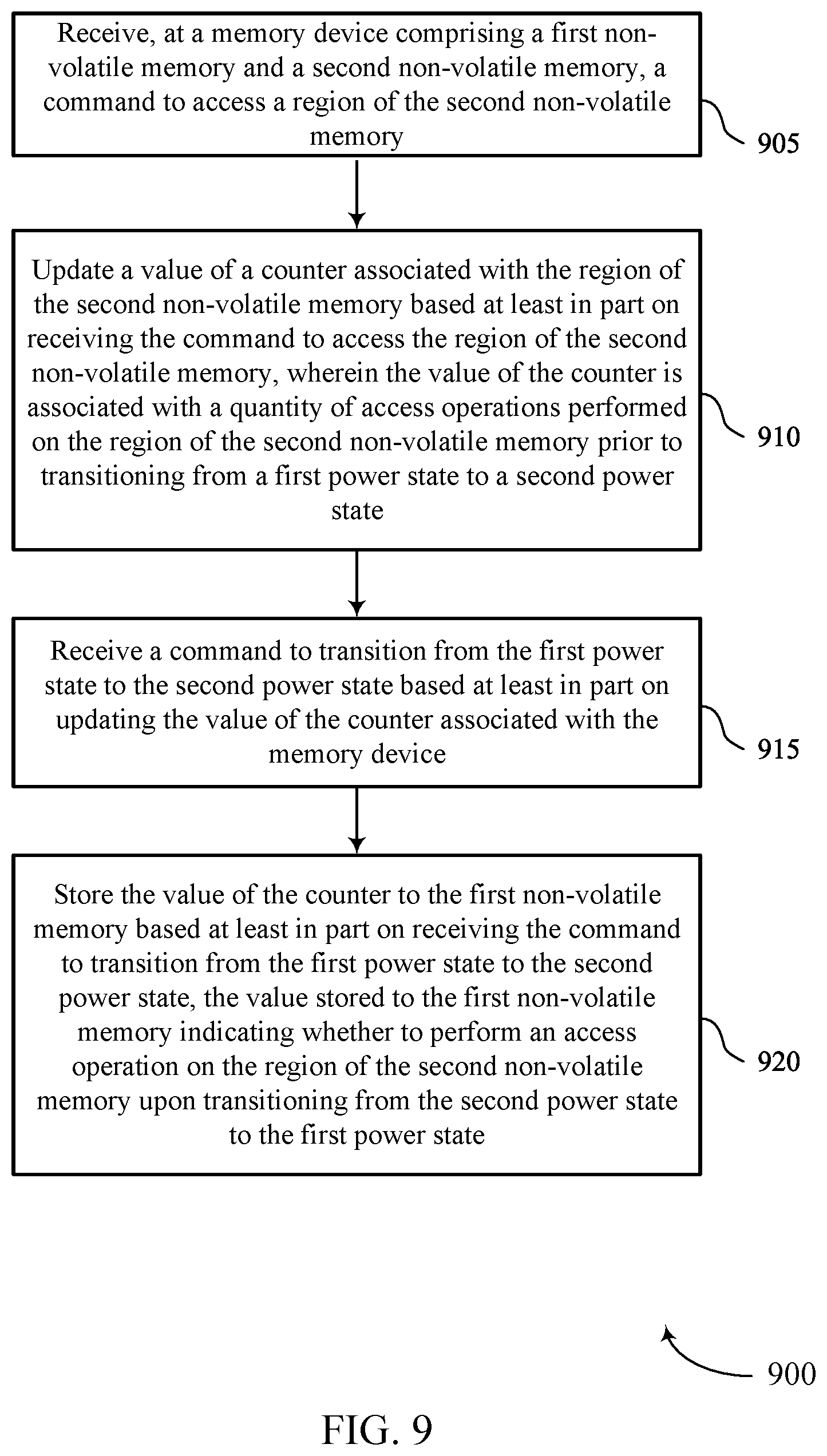 Patent US12112831 Figure 9 – Memory row-hammer mitigation