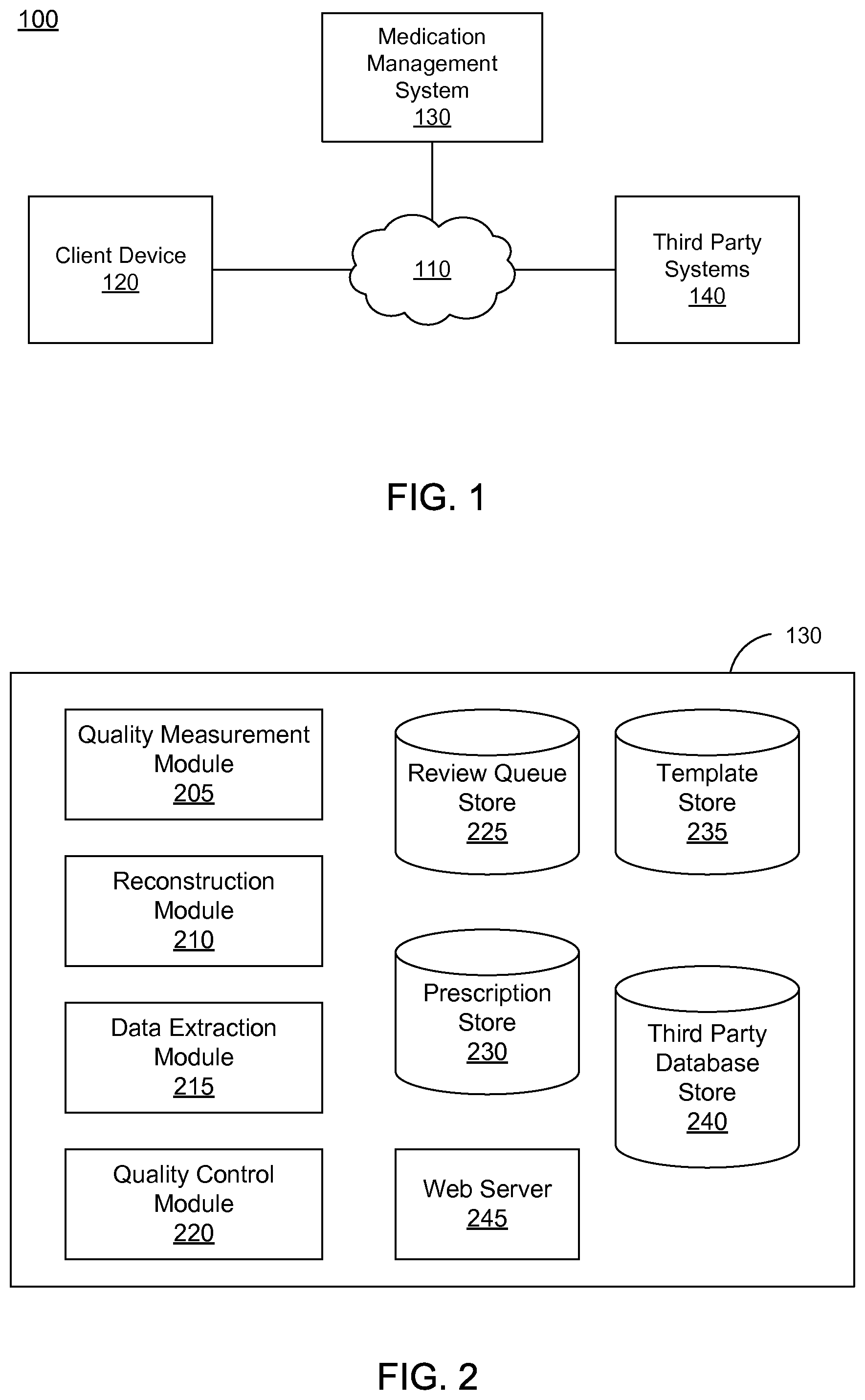 Patent US12112840 — Importing structured prescription records from a prescription label on a medication package — Figure 1