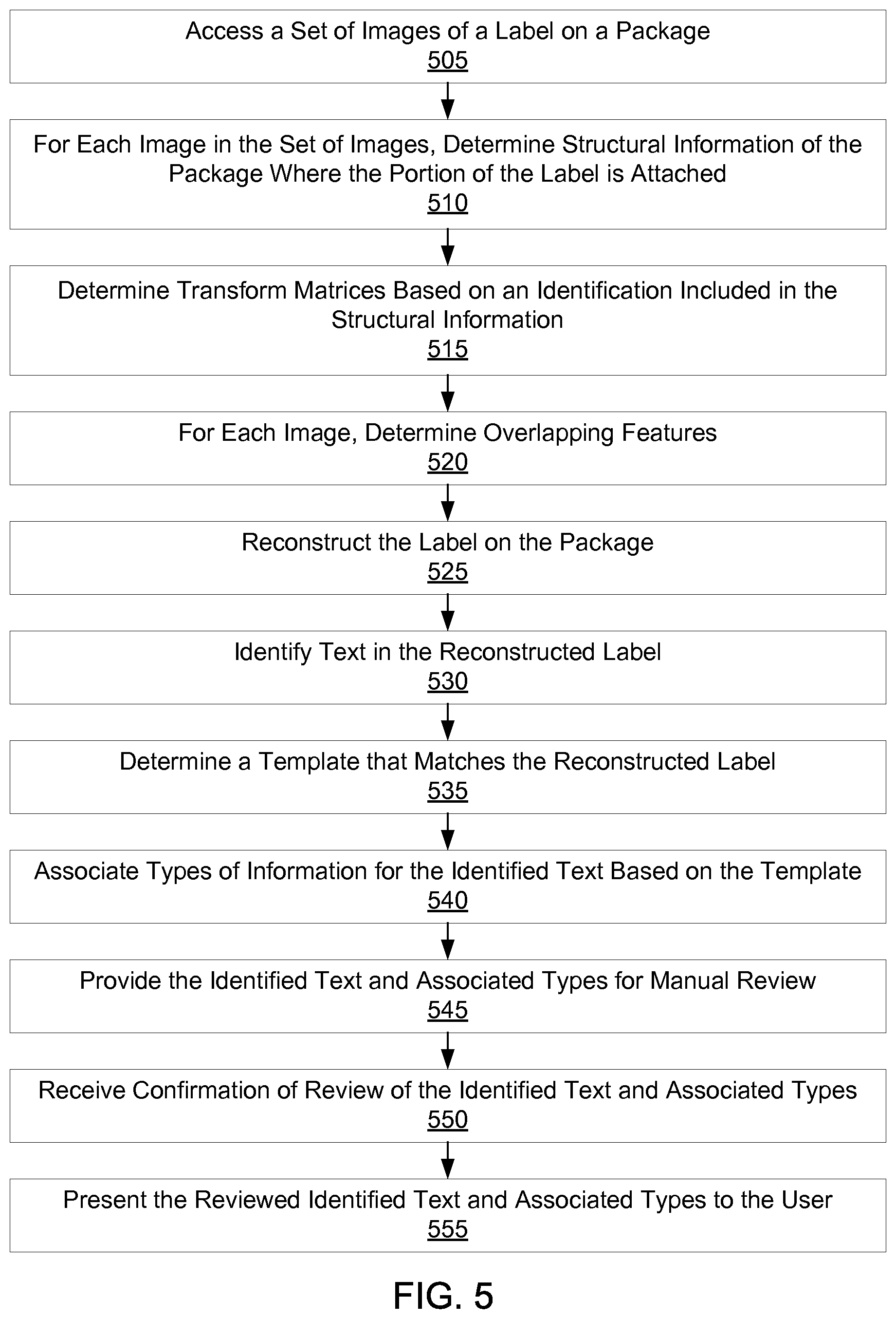 Patent US12112840 Figure 4 – Importing structured prescription records from a prescription label on a medication package