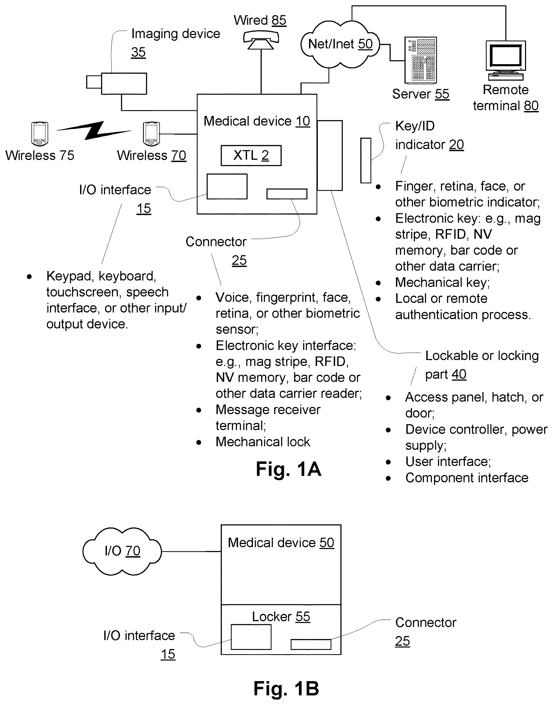 Patent US12112849 Figure 1 – Safety features for medical devices requiring assistance and supervision