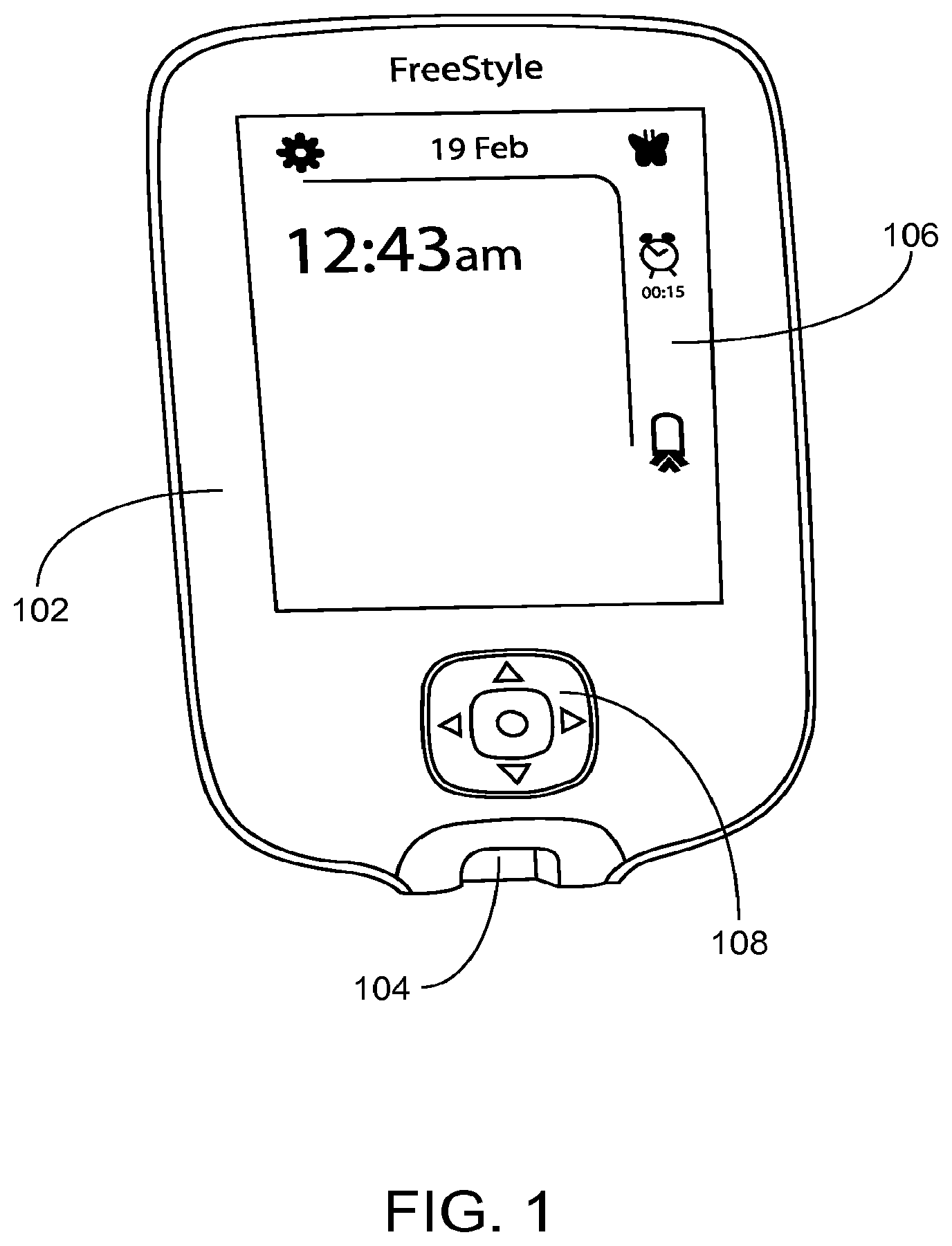 Patent US12112854 Figure 1 – Software applications residing on handheld analyte determining devices