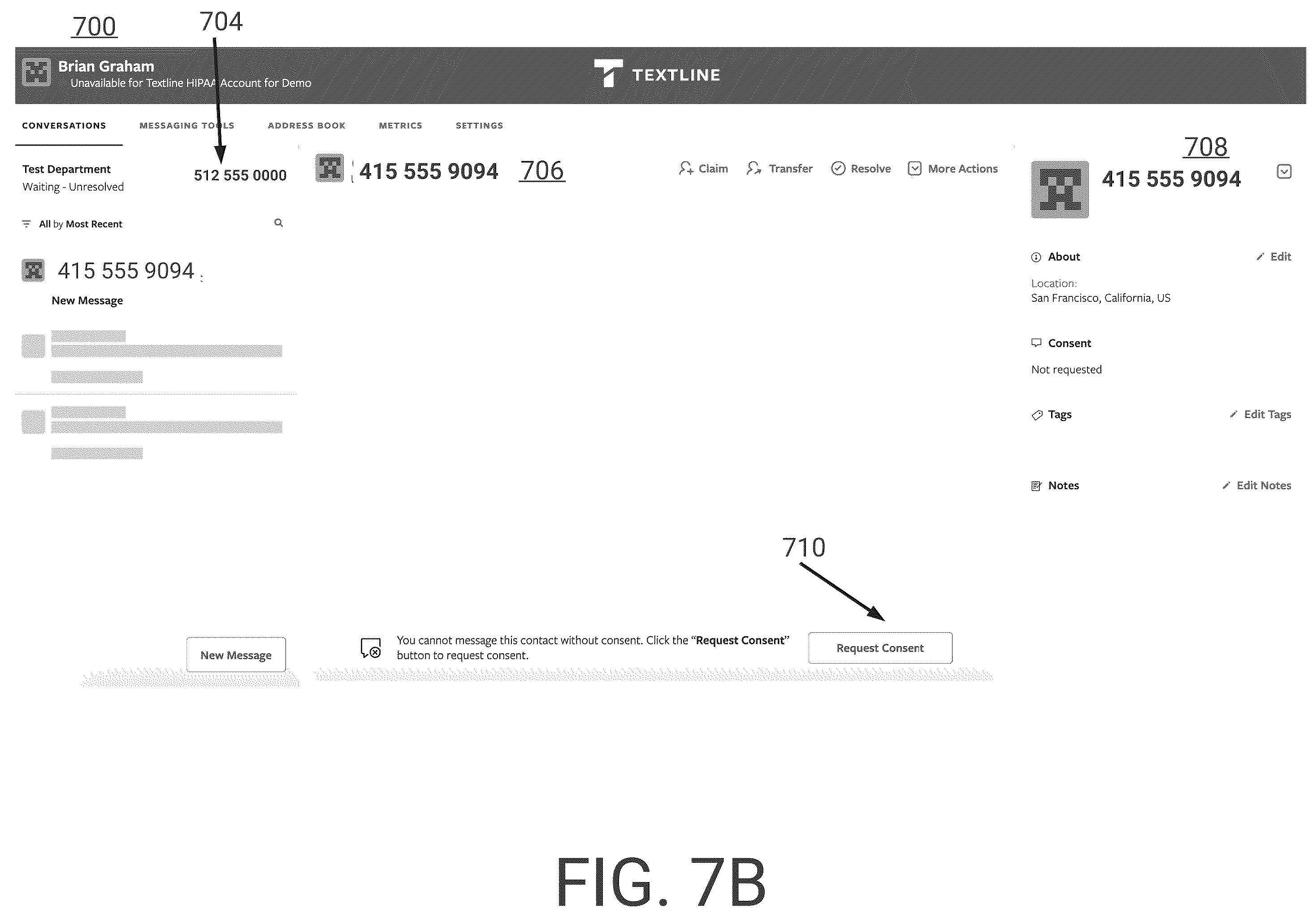 Patent US12112855 Figure 12 – Secure messaging system with constrained user actions for ensured compliant transmission of medical information