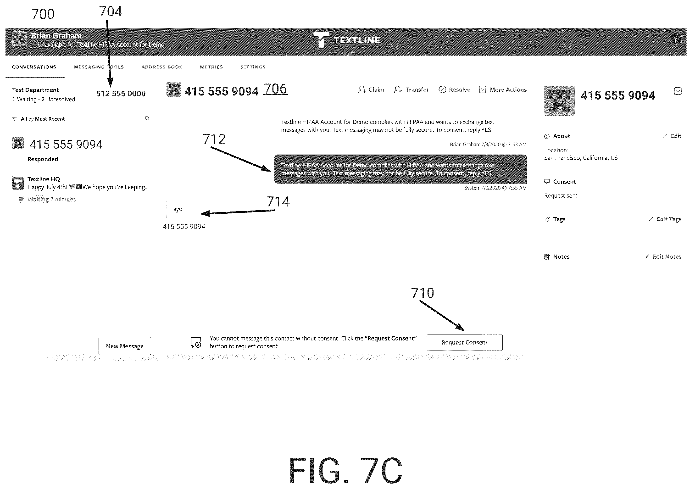 Patent US12112855 Figure 13 – Secure messaging system with constrained user actions for ensured compliant transmission of medical information