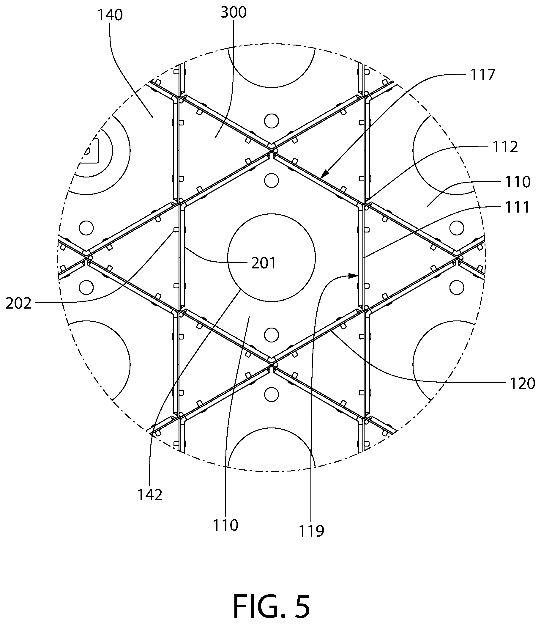 Patent US12112856 Figure 5 – Spent nuclear fuel storage rack system
