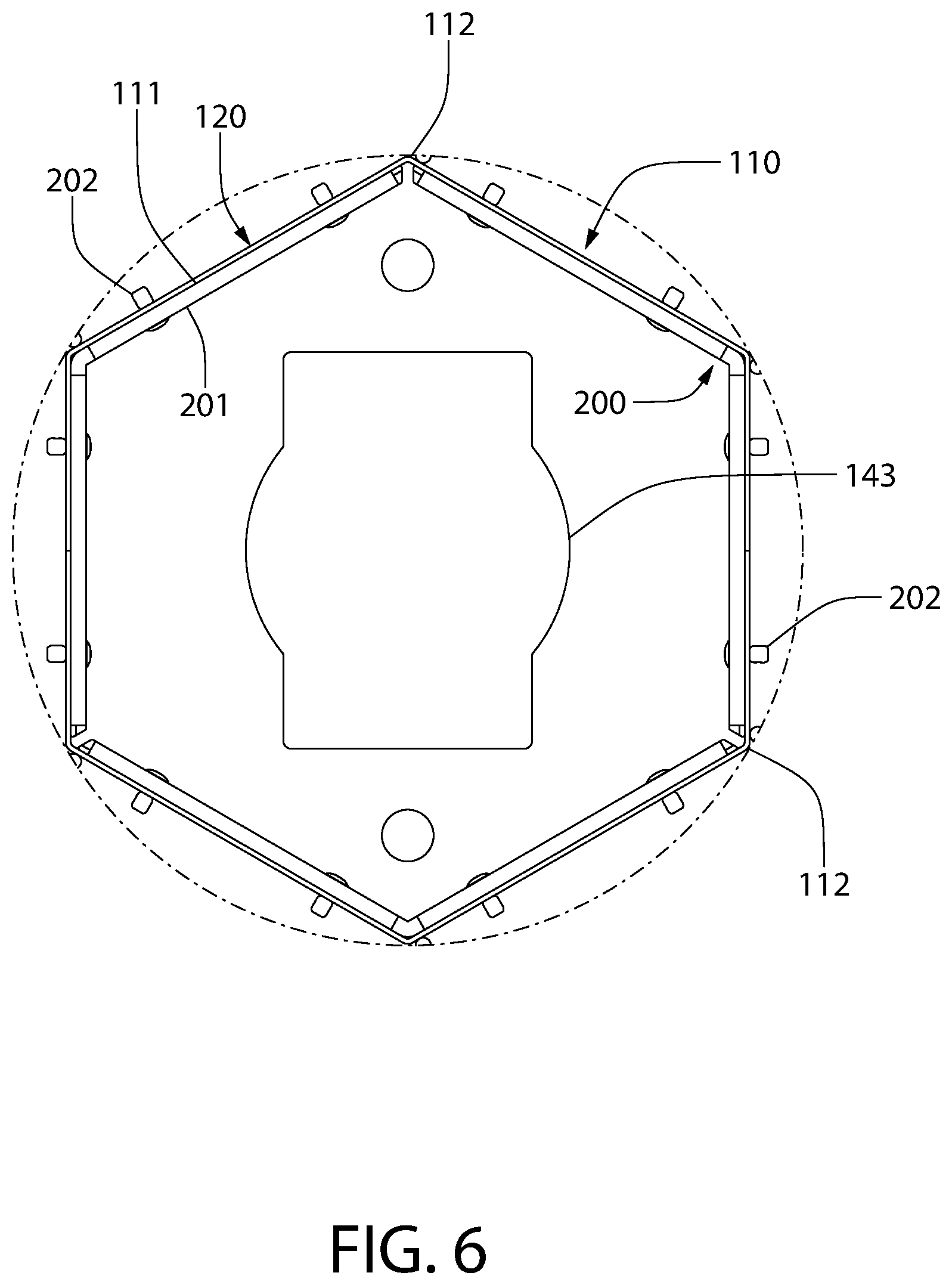 Patent US12112856 Figure 6 – Spent nuclear fuel storage rack system